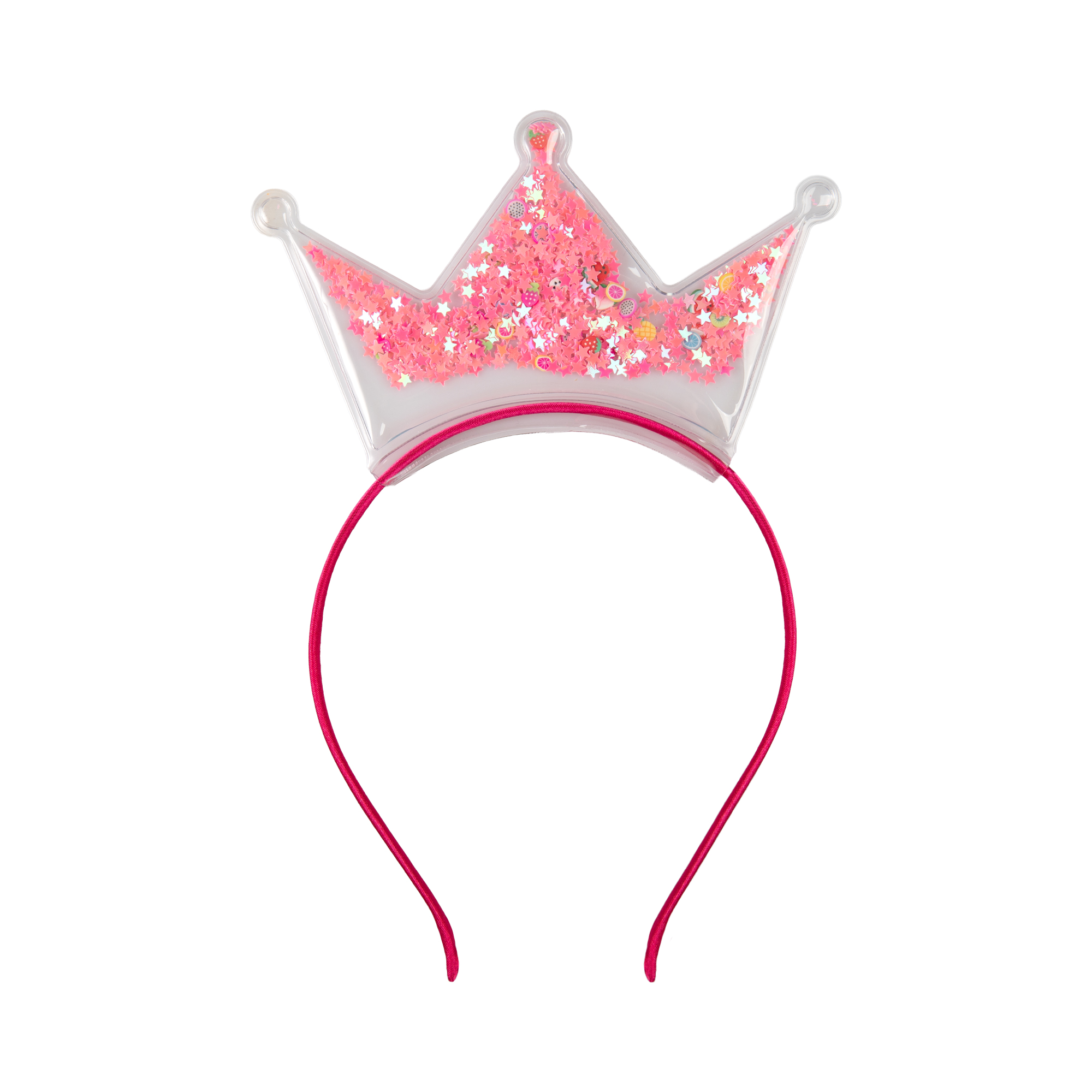 Čelenka s korunkou růžová Albi Albi