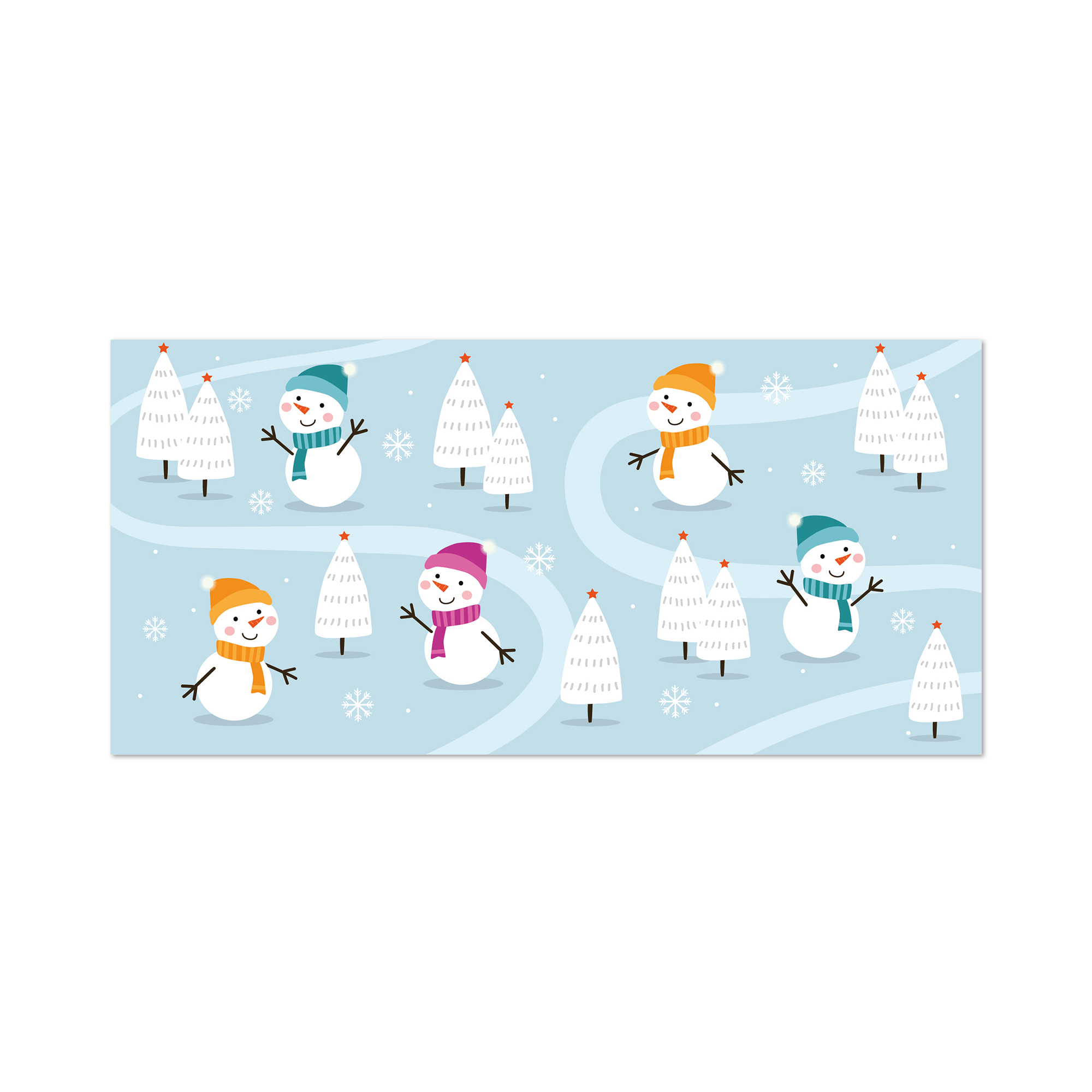 Vánoční obálka na peníze - Sněhuláci Albi Albi