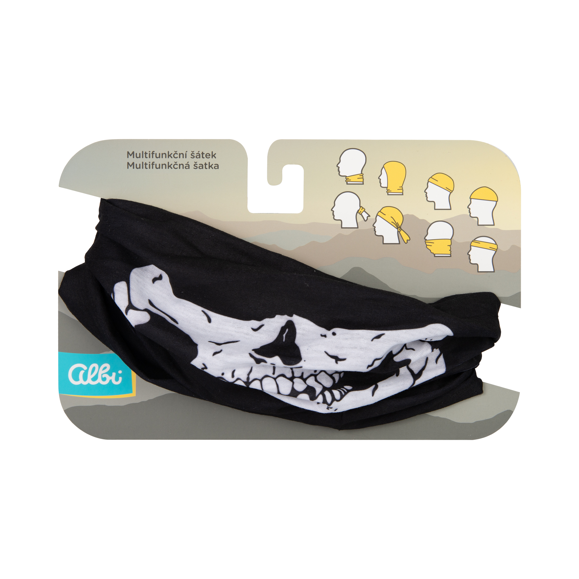 Multifunkční šátek - Kostra Albi Albi