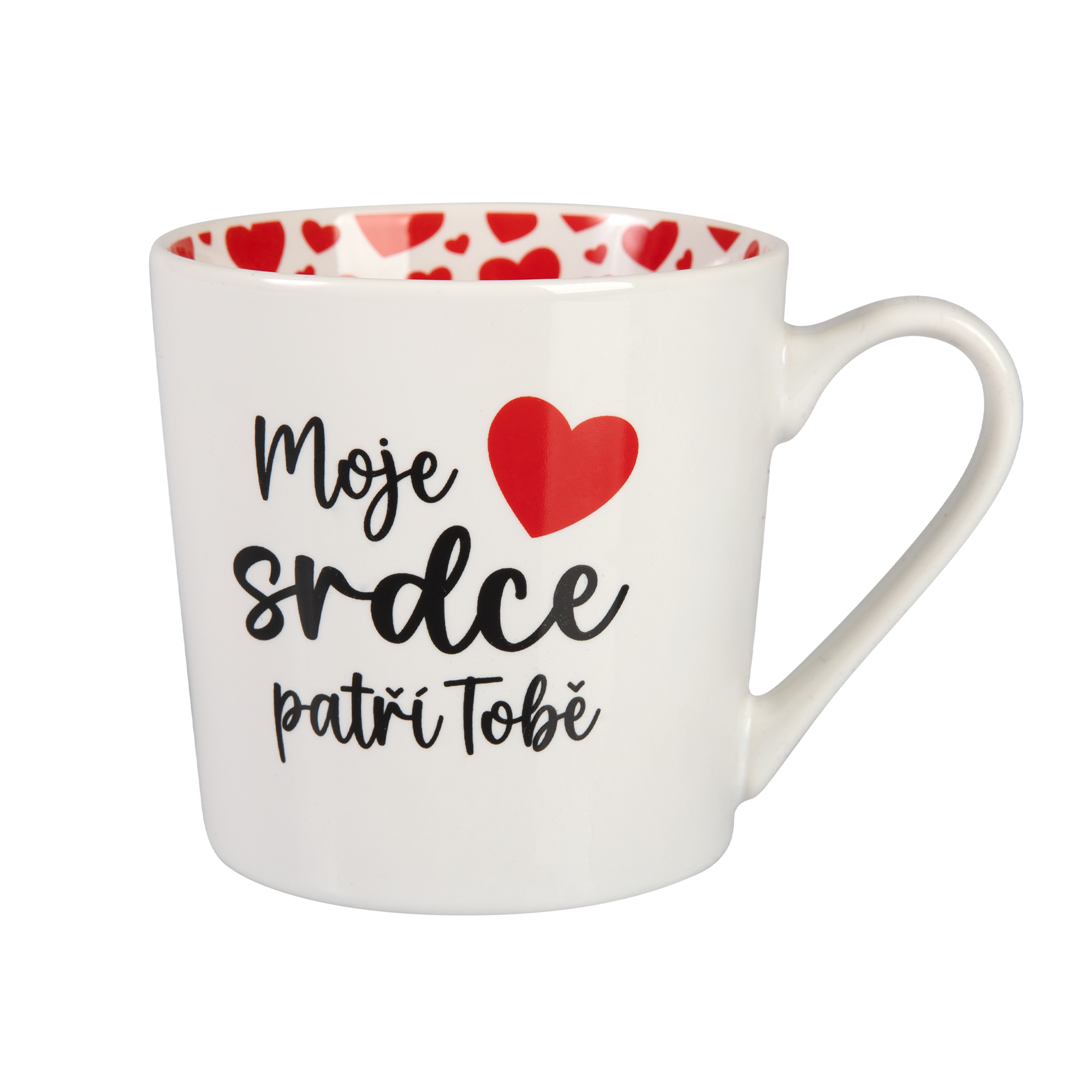 Hrnek s potiskem - Moje srdce Albi Albi