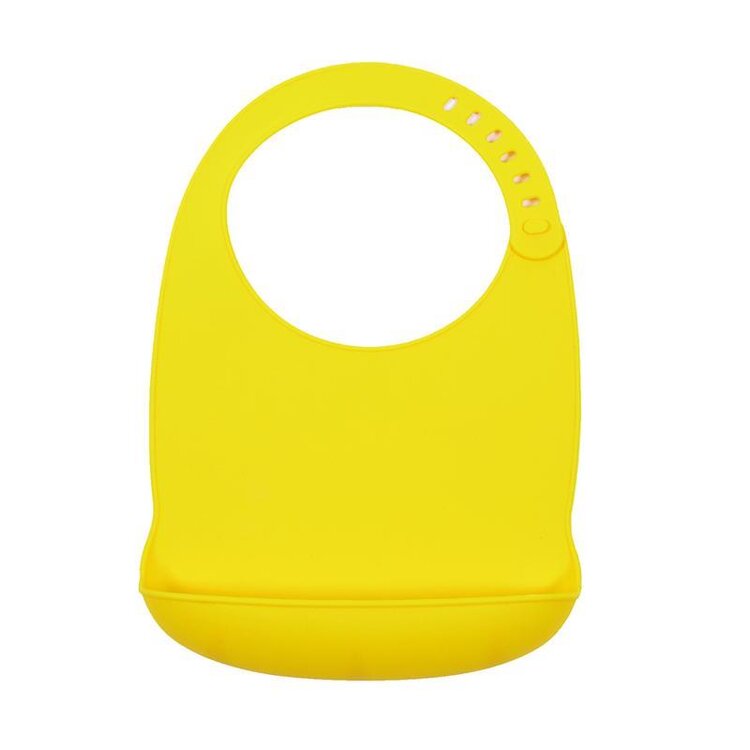 PETITE&MARS Bryndák silikonový Sam - žlutý Petite&Mars