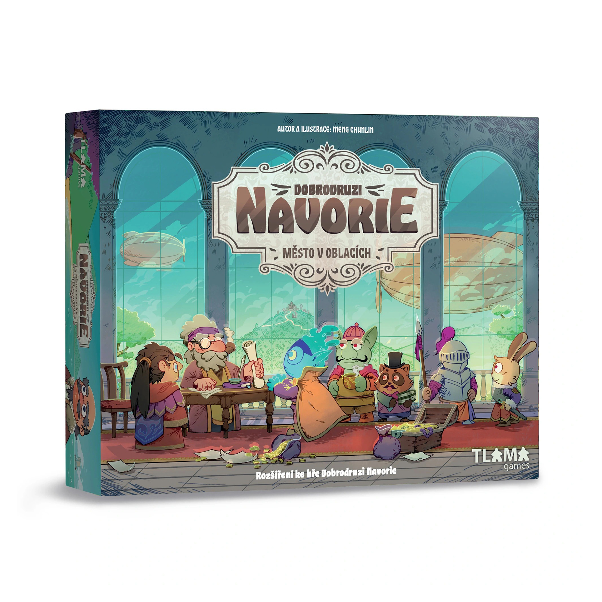 Dobrodruzi Navorie - Město v oblacích Tlama games Tlama games