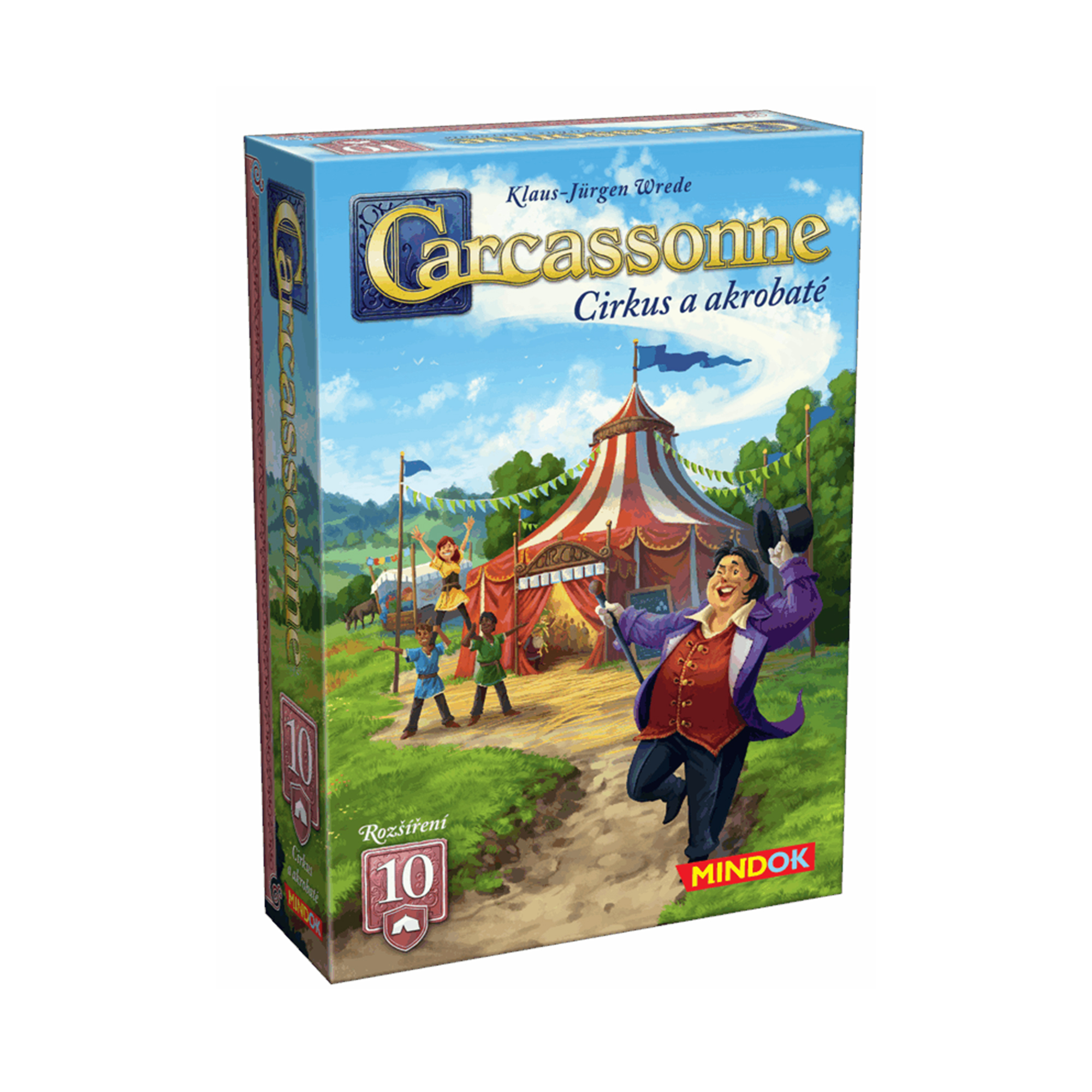 Carcassonne rozšíření 10: Cirkus a akrobaté (2025) Mindok Mindok
