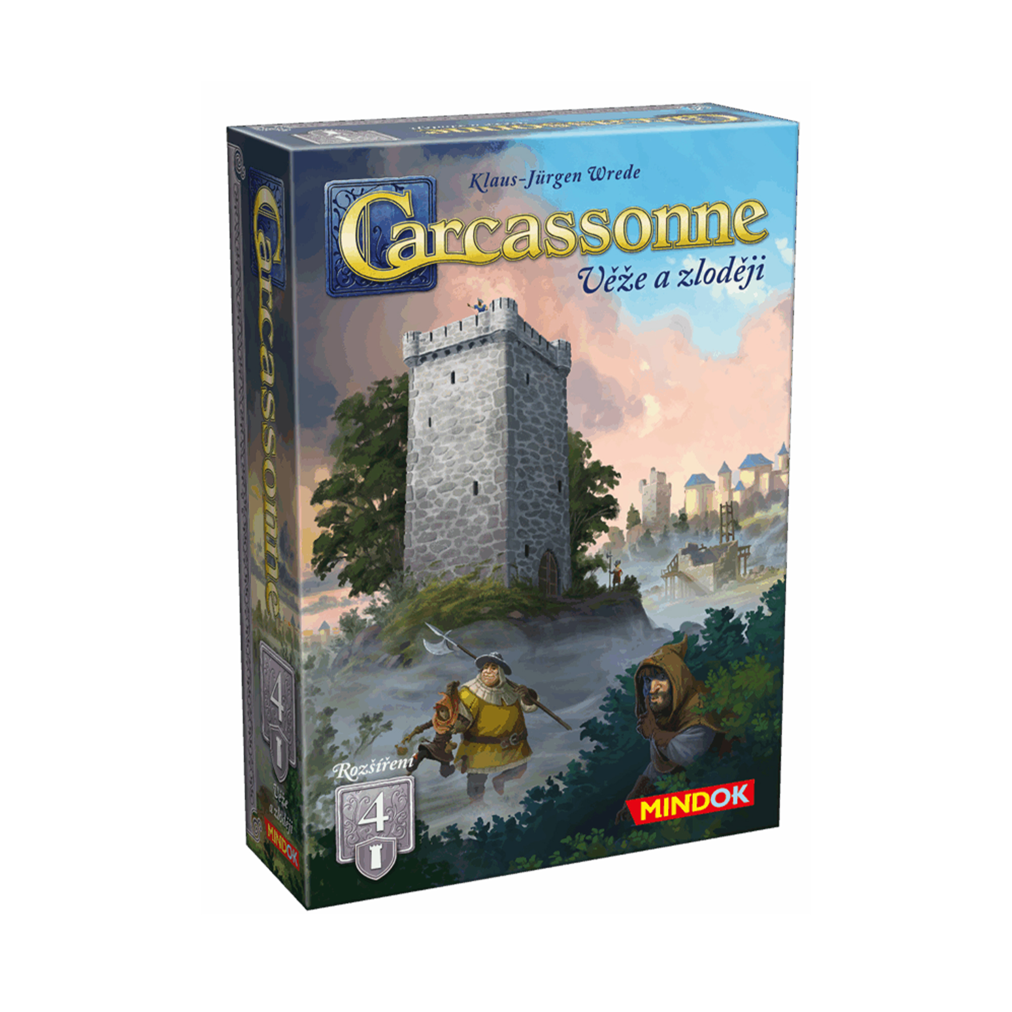 Carcassonne rozšíření 4: Věže a zloději (2025) Mindok Mindok