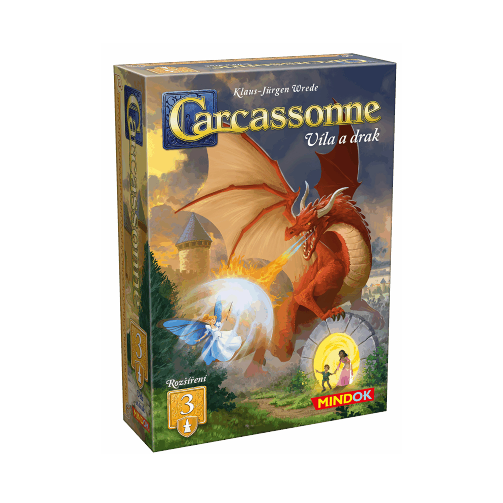 Carcassonne rozšíření 3: Víla a drak (2025) Mindok Mindok