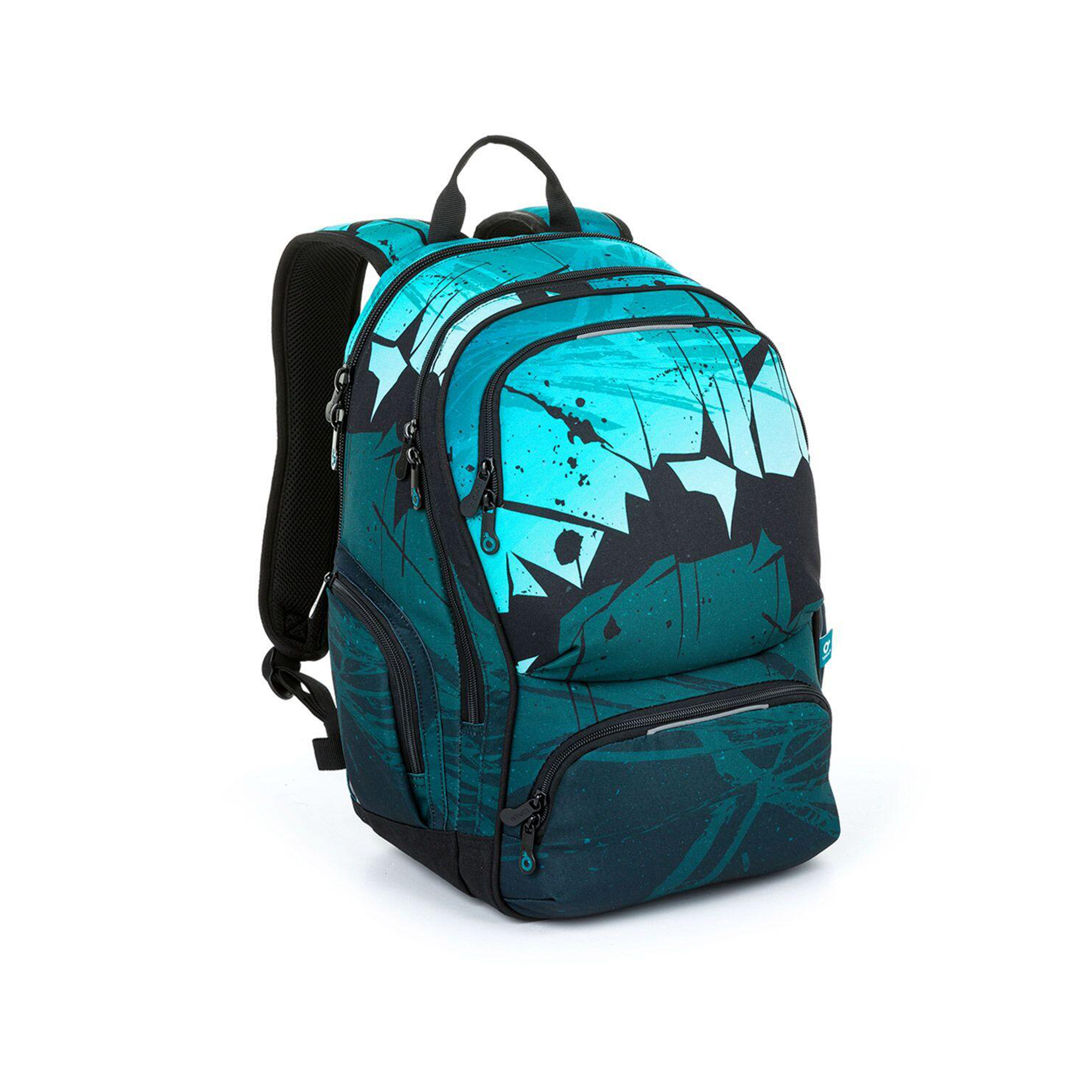 Školní batoh ROTH - Tyrkysová abstrakce Topgal Topgal
