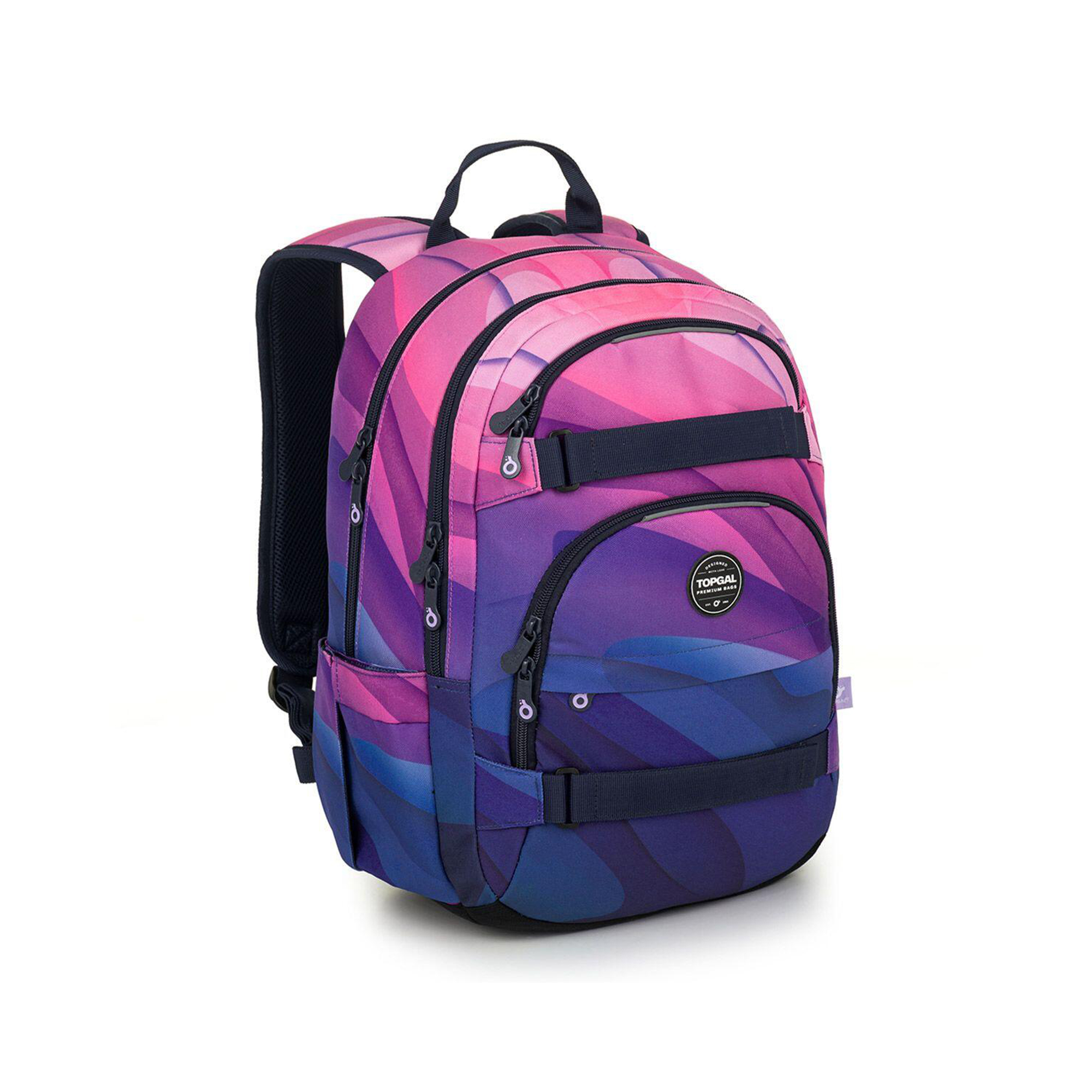 Růžovo-fialový školní batoh VIKI Topgal Topgal