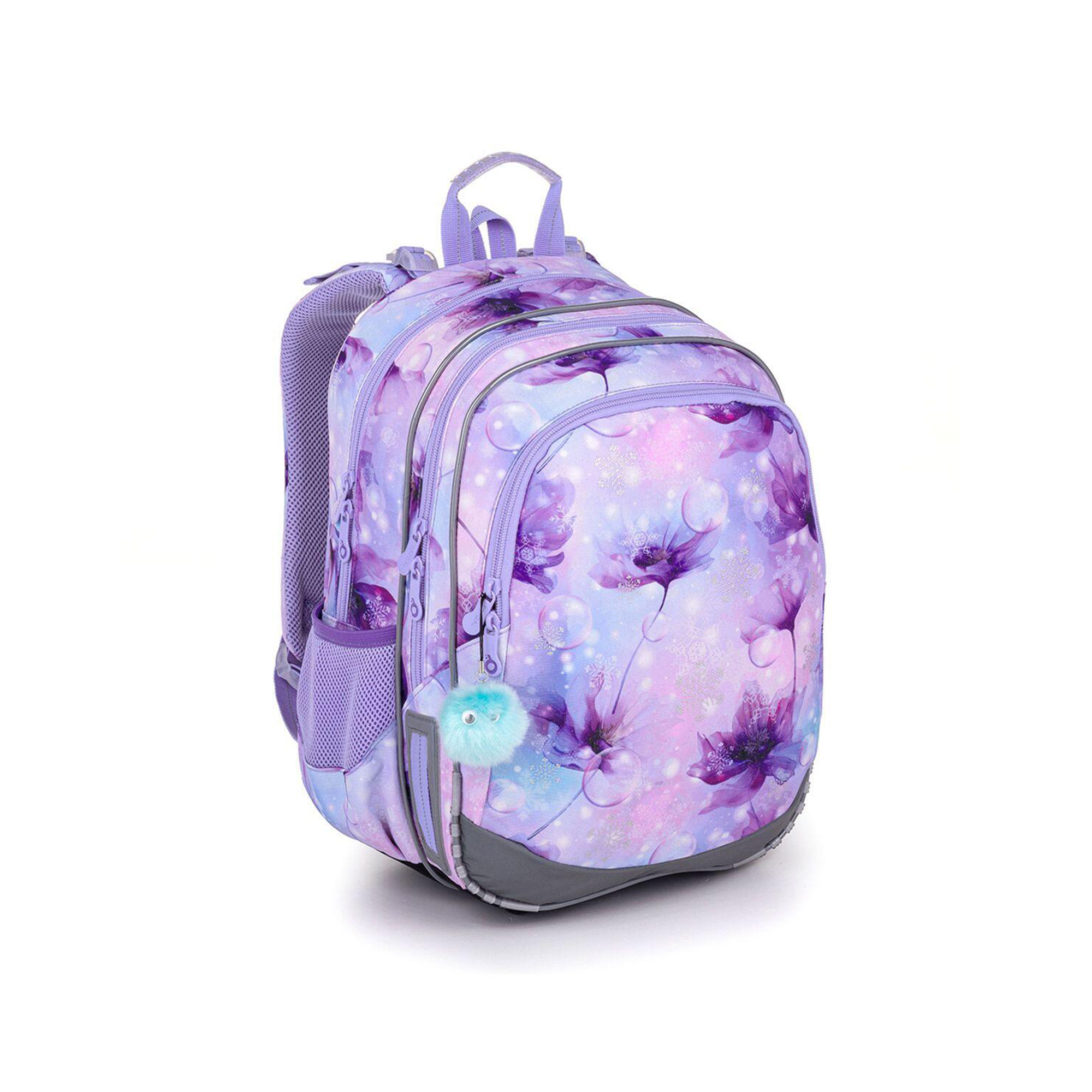 Školní batoh ELLY - Fialové květiny Topgal Topgal