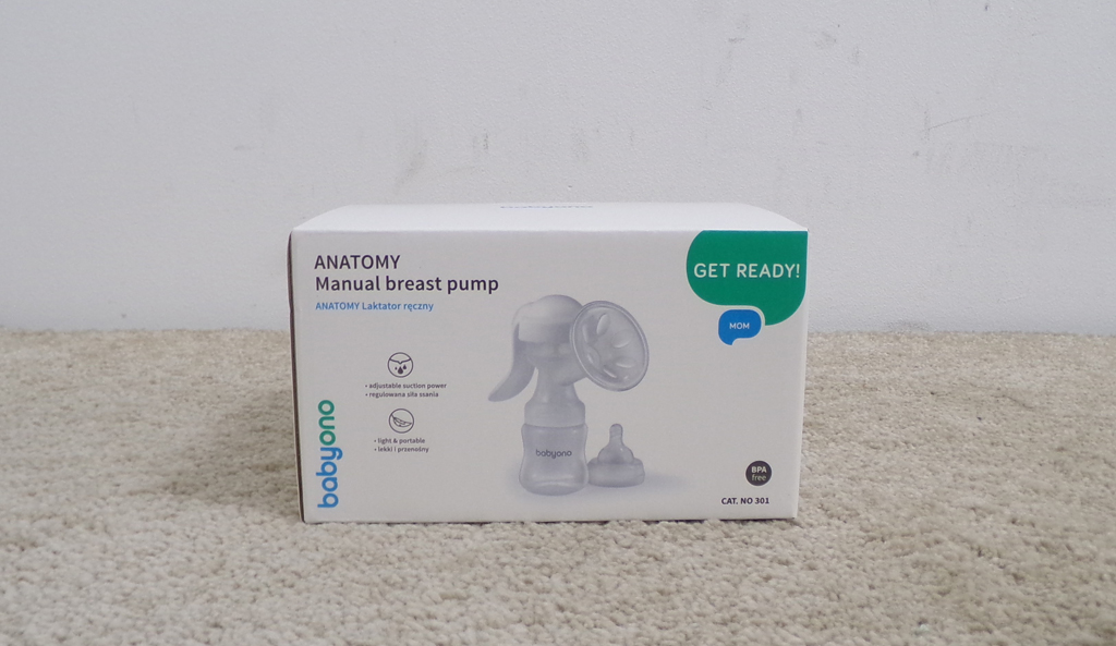 BABYONO Odsávačka mateřského mléka manuální Anatomy BabyOno