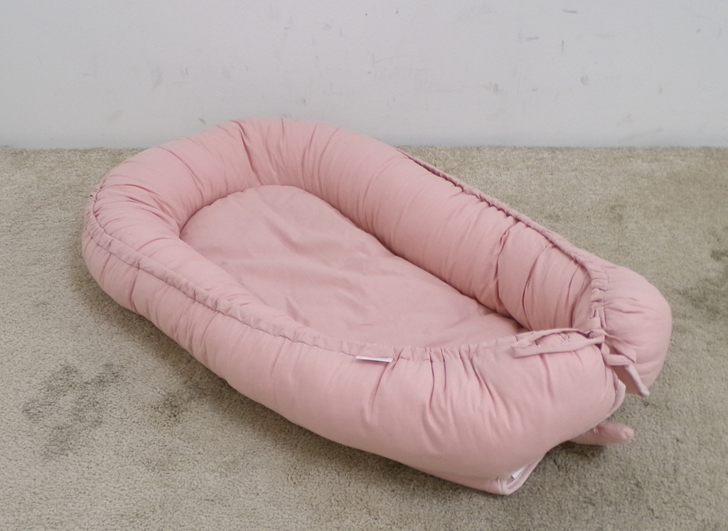 FEEDO Hnízdo pro miminko Pastel Pink 90 x 60 cm Feedo