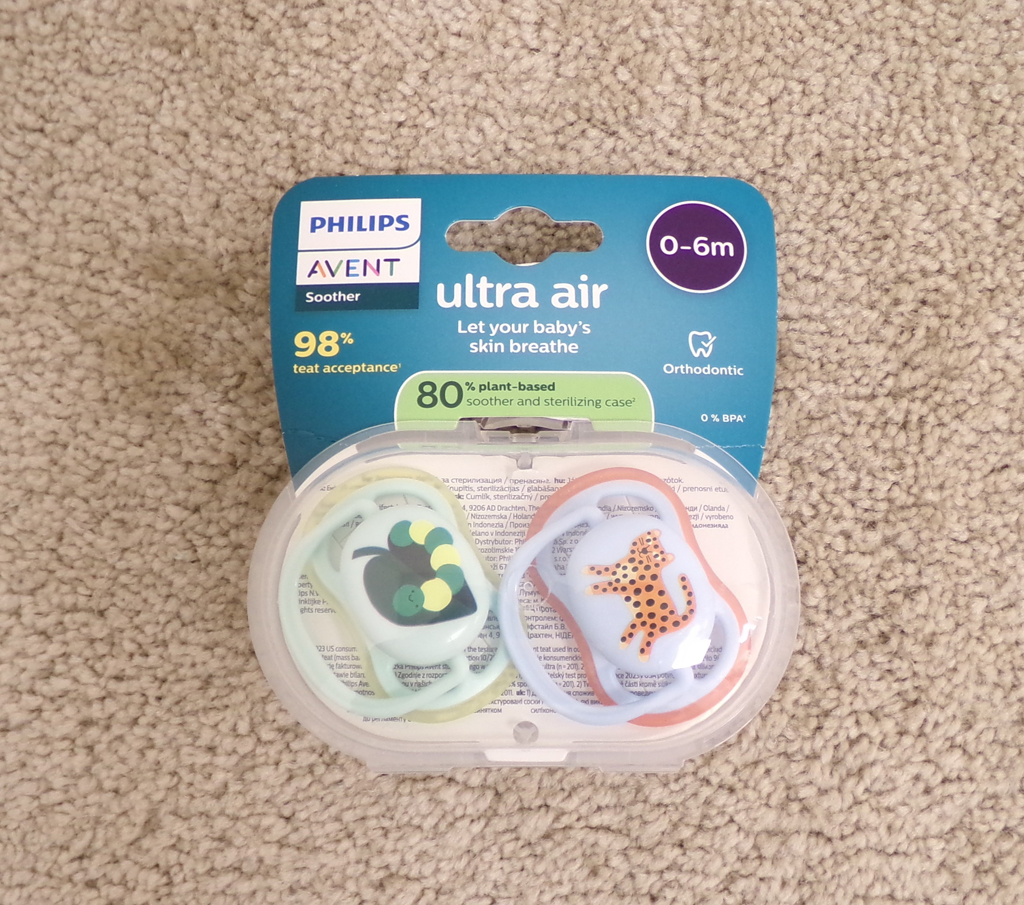 Philips AVENT Šidítko Ultra air modrá/zelená 0-6m obrázek chlapec