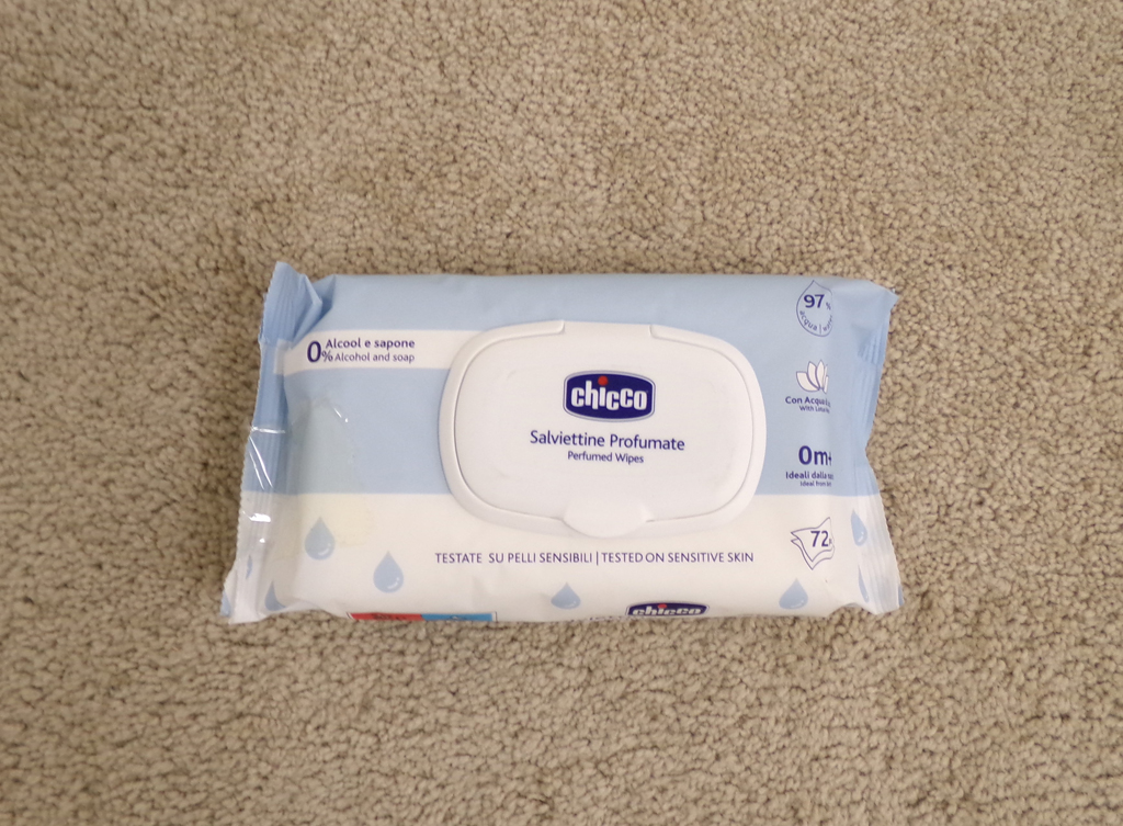 CHICCO Dětské vlhčené ubrousky jemně parfémované 72 ks Chicco