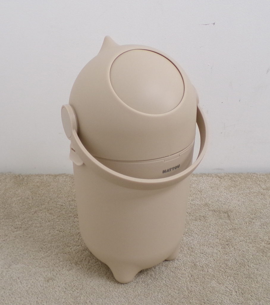 NATTOU Koš na pleny Dropy Beige 27 cm