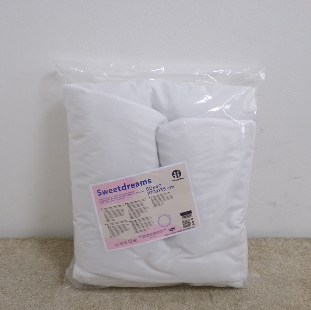 PETITE&MARS Výplň peřinka + polštář do postýlky Sweetdreams 100x135 cm