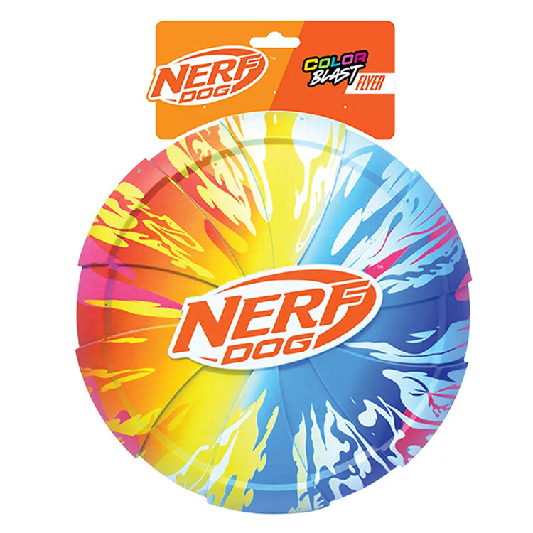NERF DOG Hračka pro psy disk s barevným úchopem 24 cm NERF DOG