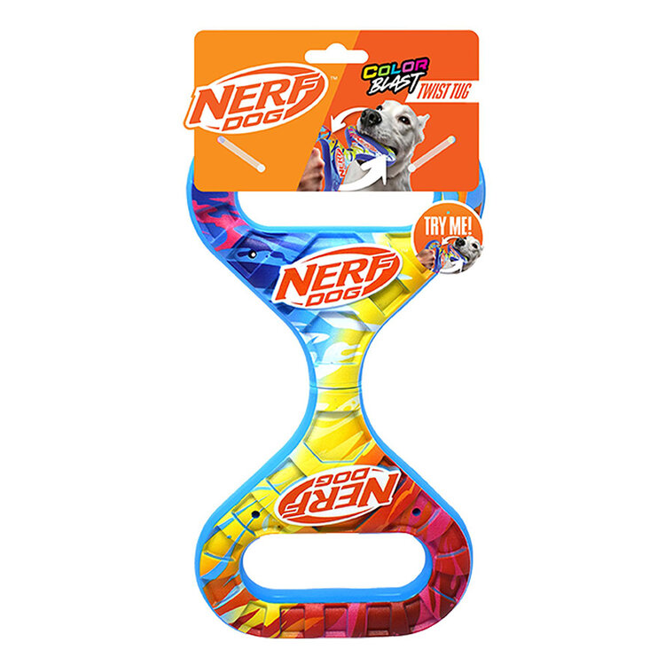 NERF DOG Hračka pro psy rotující táhadlo Infinity s barevným úchopem 27 cm NERF DOG
