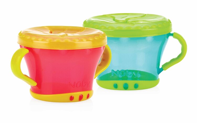 NUBY Miska s ouškami na svačinu 12m+ Nuby