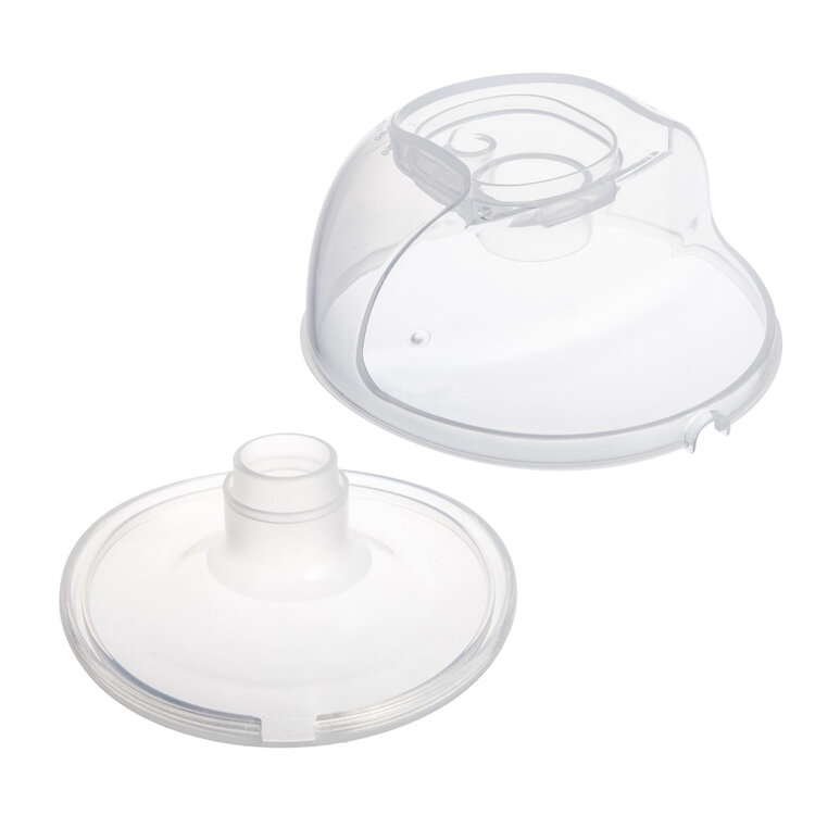 CANPOL BABIES Trychtýř náhradní silikonový 24mm a zásobník na mléko k odsávačce mateřského mléka Sma Canpol Babies