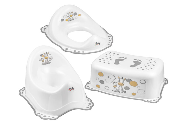 MALTEX Souprava protiskluzová Zebra - White Maltex