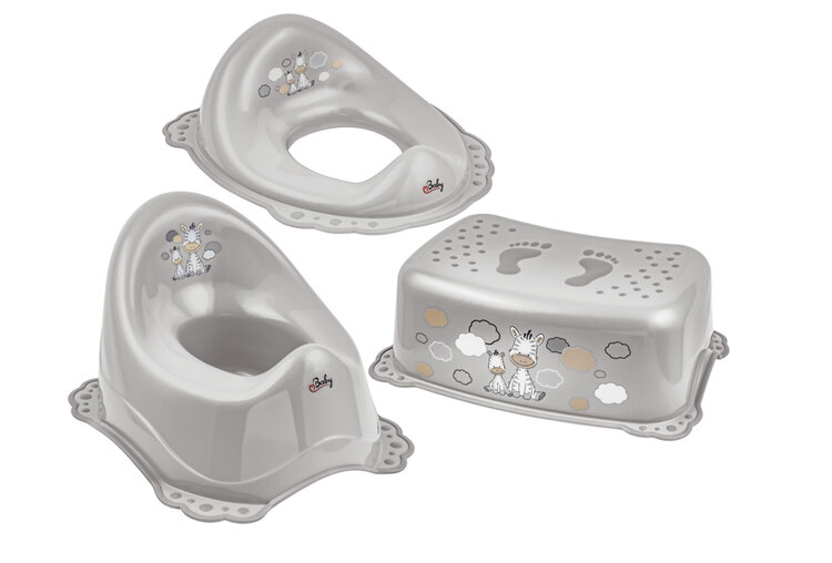 MALTEX Souprava protiskluzová Zebra - Grey Maltex