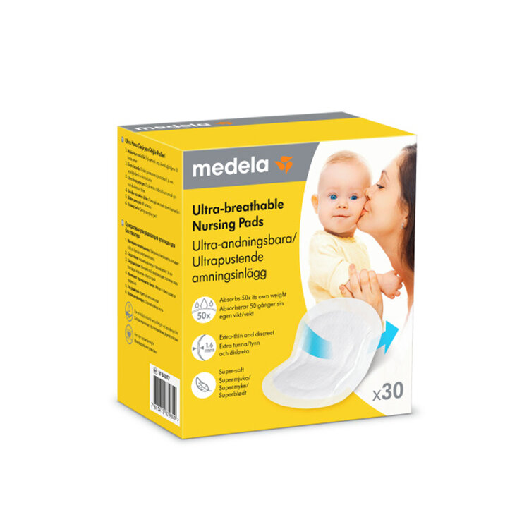 MEDELA Vložky prsní jednorázové ultra prodyšné 30 ks Medela
