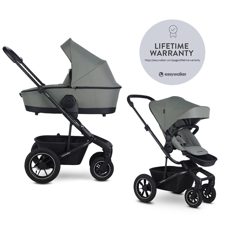 EASYWALKER Kočárek kombinovaný Harvey⁵ 2v1 Agave Green LITE AIR Easywalker