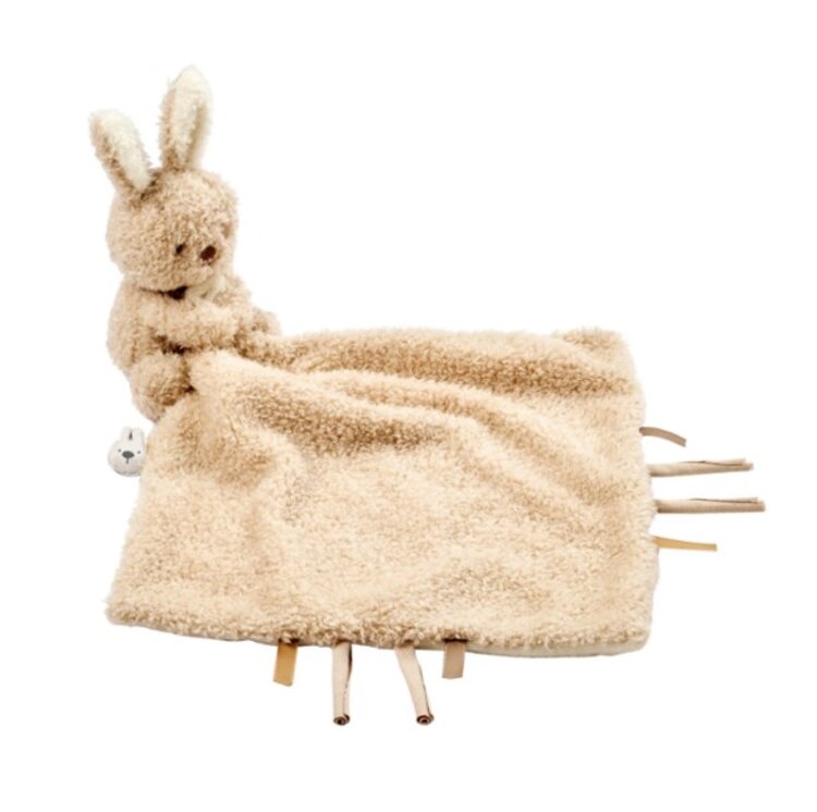 NATTOU Mazlíček plyšový Teddy zajíček 27 x 27 cm