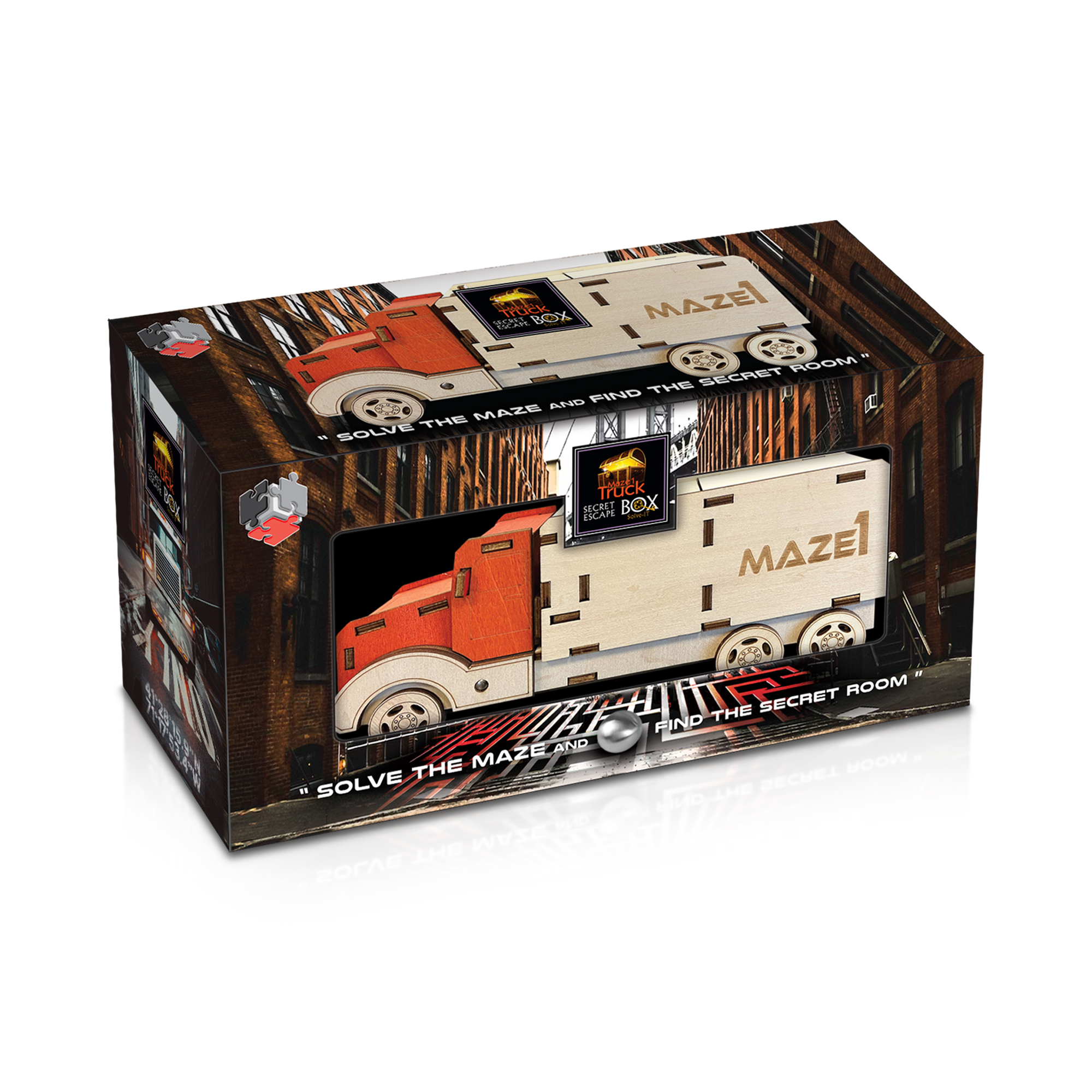 Hlavolamový box - Náklaďák Eureka Eureka