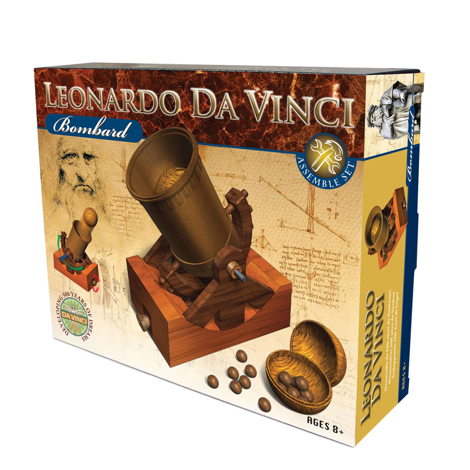 Stavebnice Leonardo Da Vinci - Bombardovací dělo Albi Albi