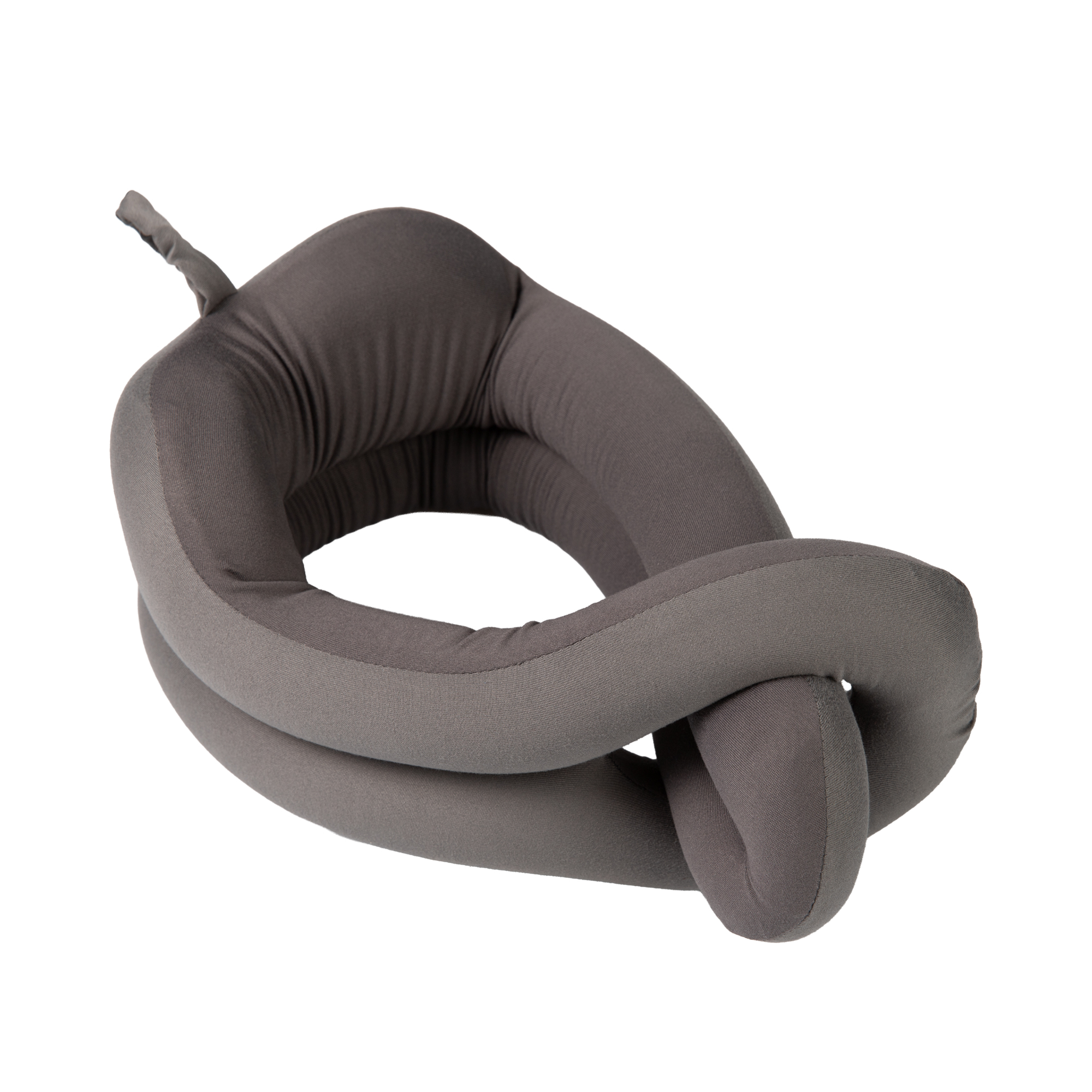 Šedý cestovní polštář s provlékáním Albi Albi