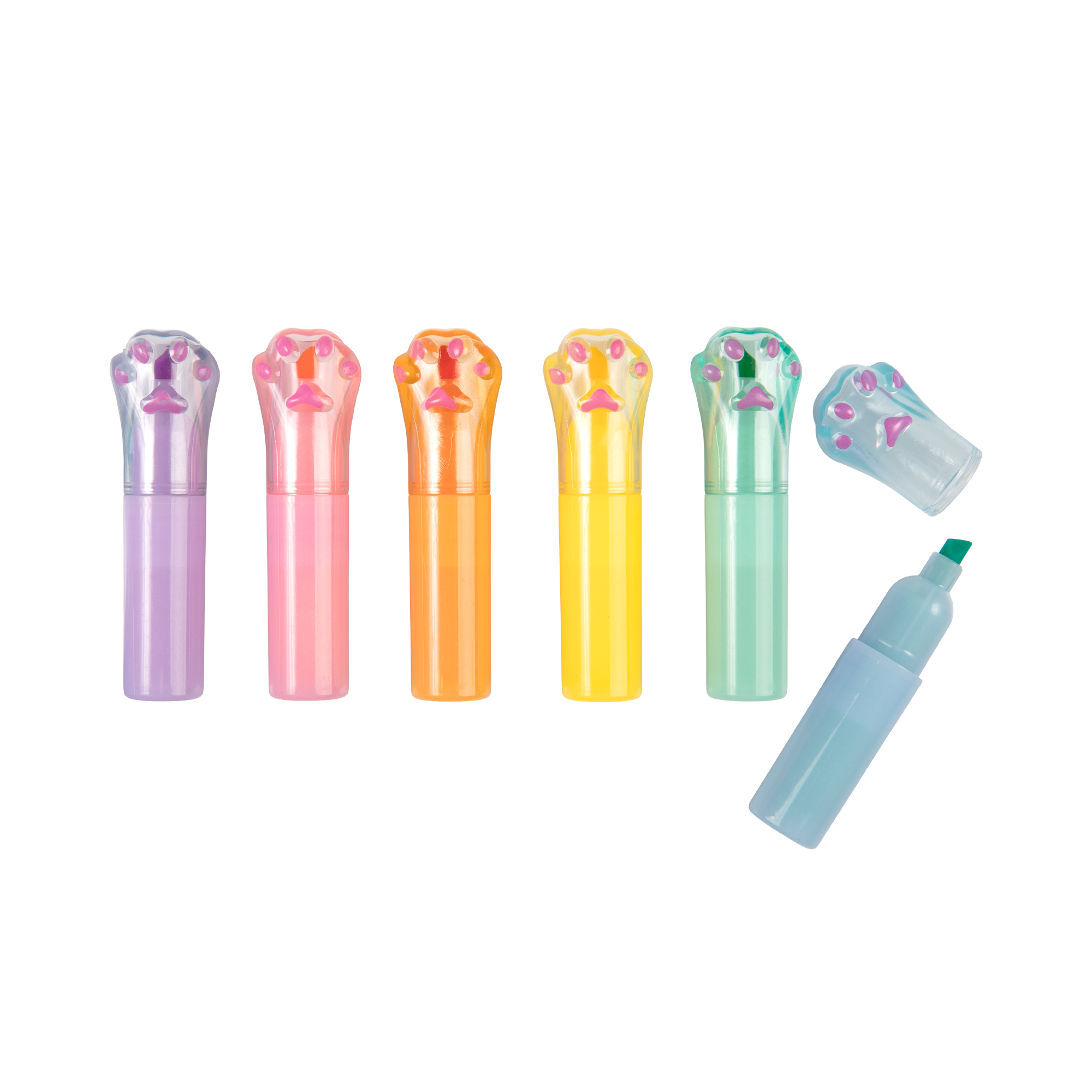 Sada zvýrazňovačů - Kočičí tlapky Albi Albi