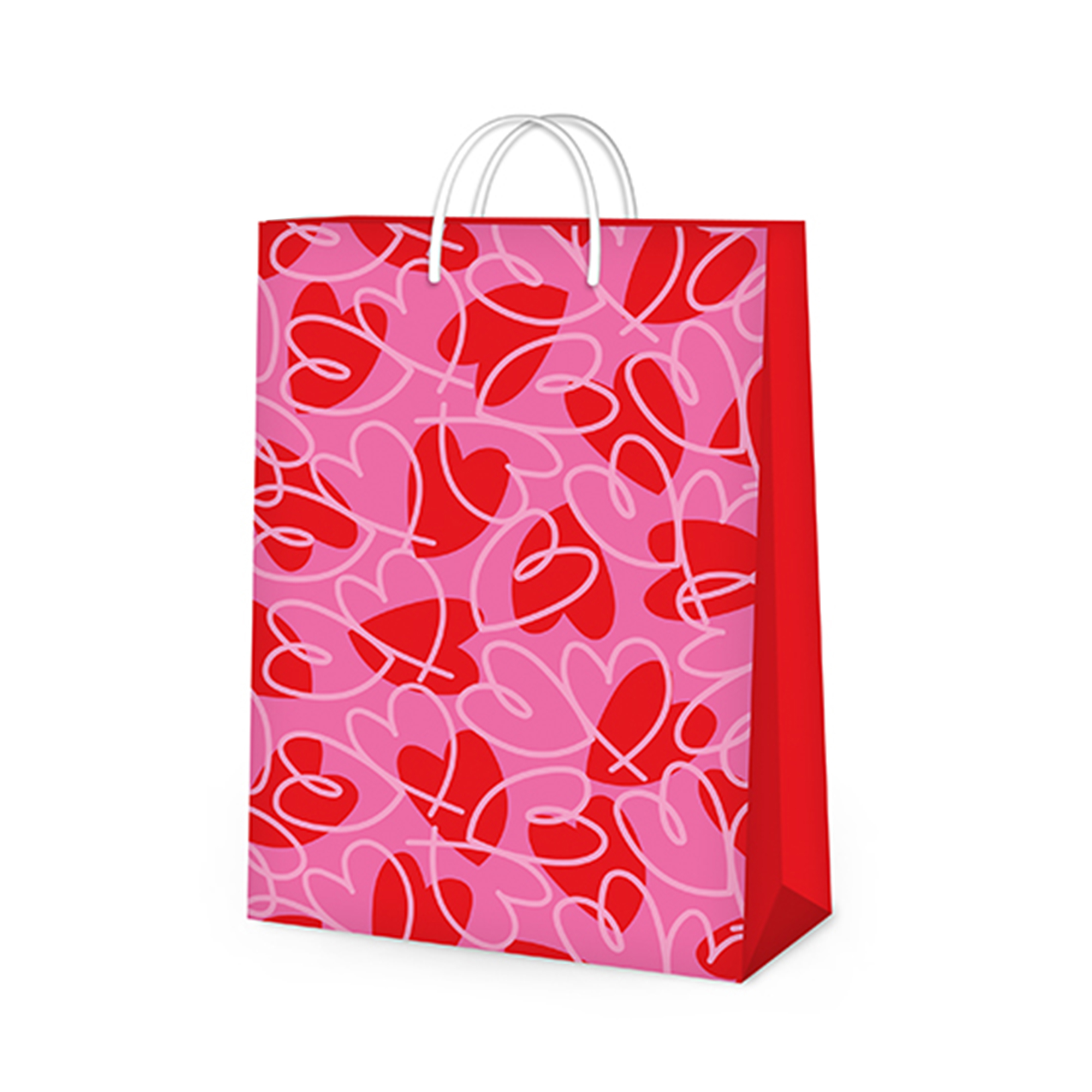 Dárková taška - Beauty se srdíčky (12 × 10 × 18 cm) Albi Albi