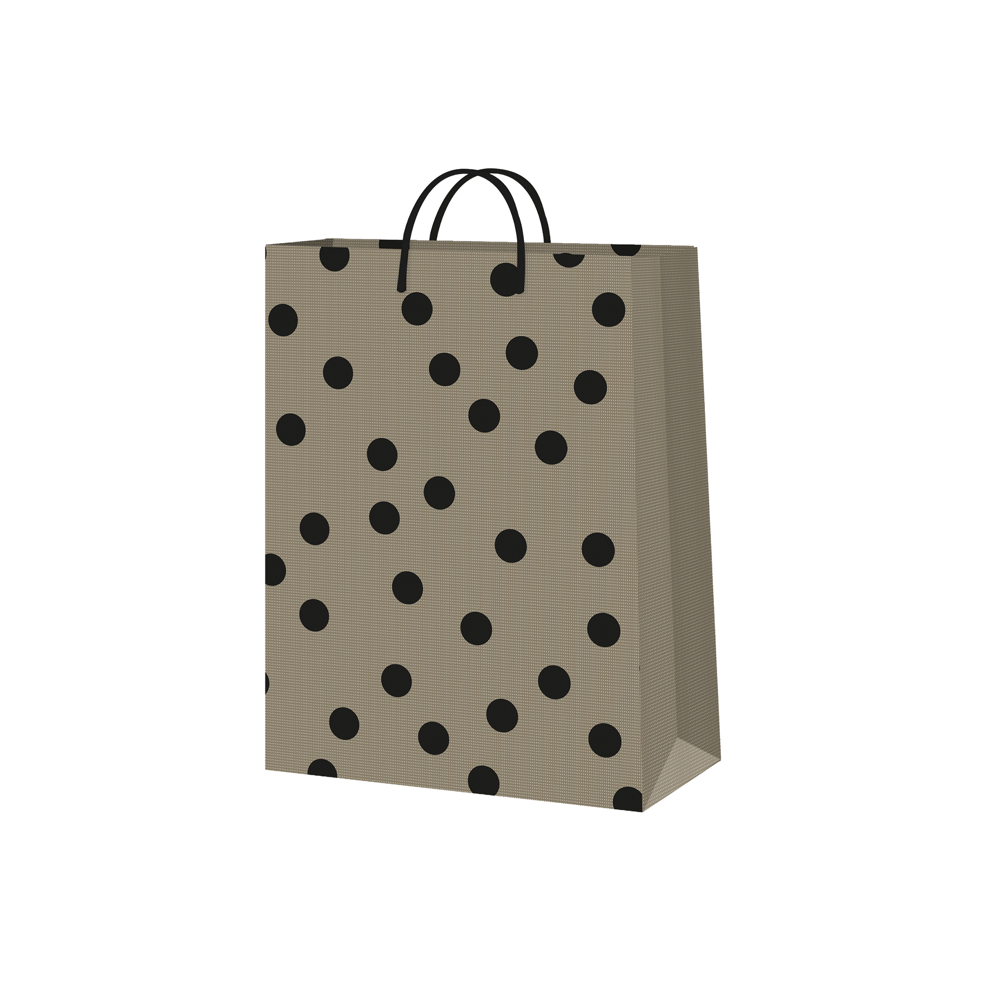 Dárková taška malá - Černé puntíky (17