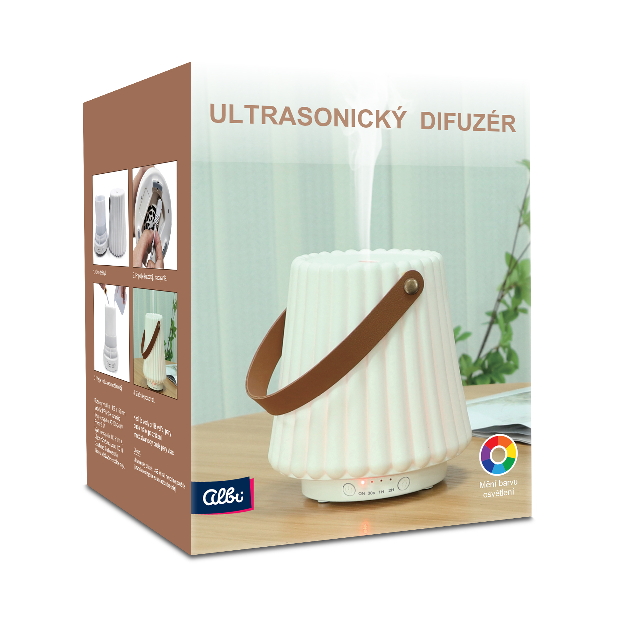 Keramický ultrasonický difuzér Unique Albi Albi