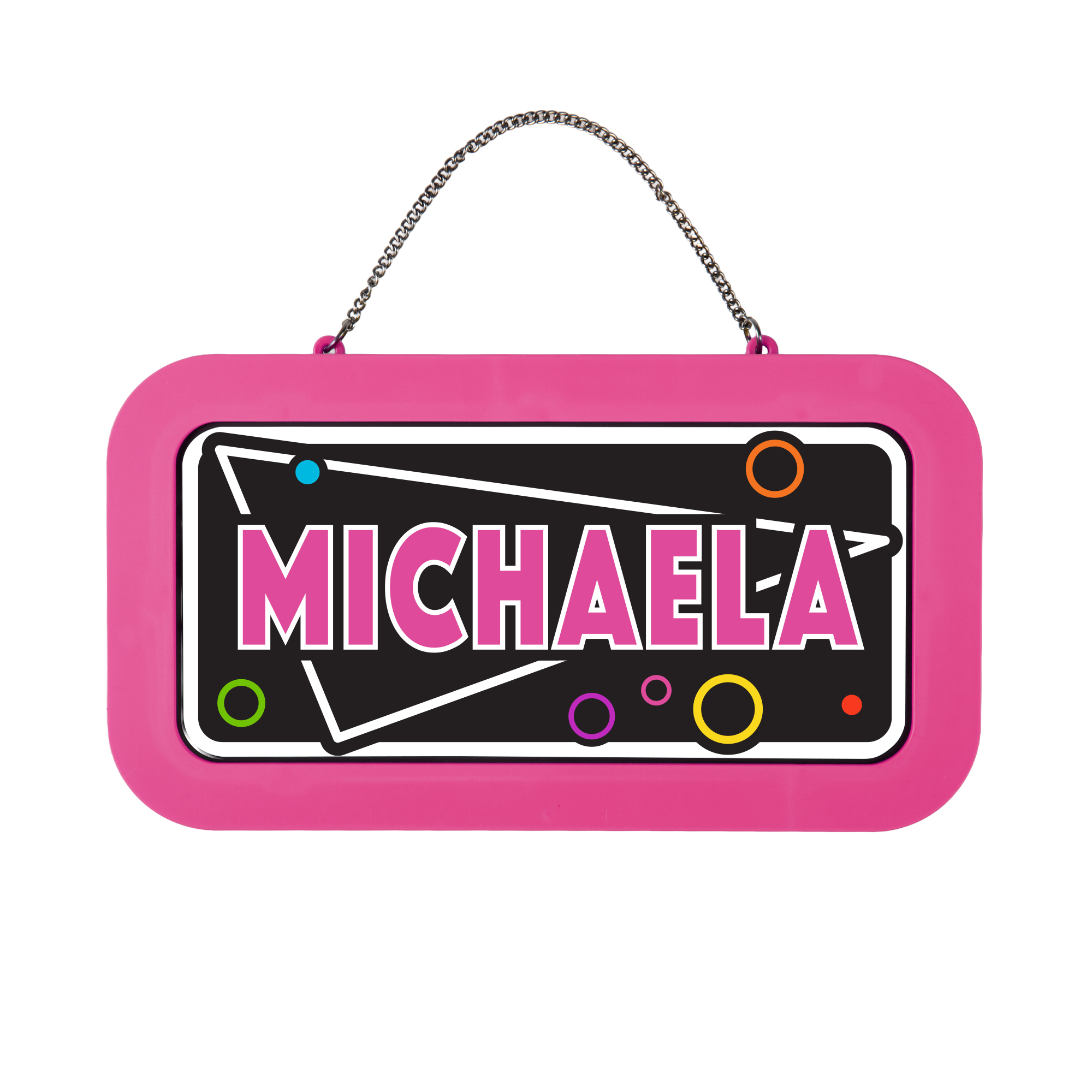 Neonová cedulka se jménem - Michaela Albi Albi