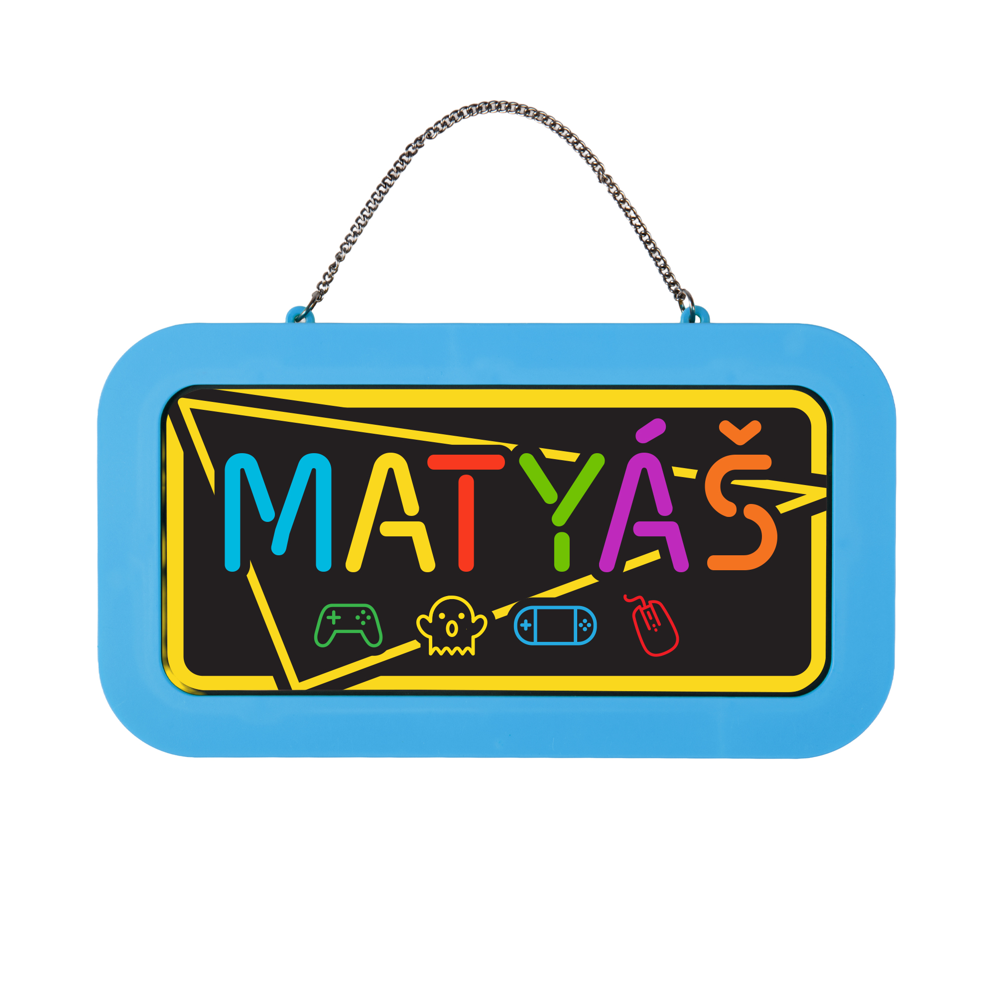 Neonová cedulka se jménem - Matyáš Albi Albi