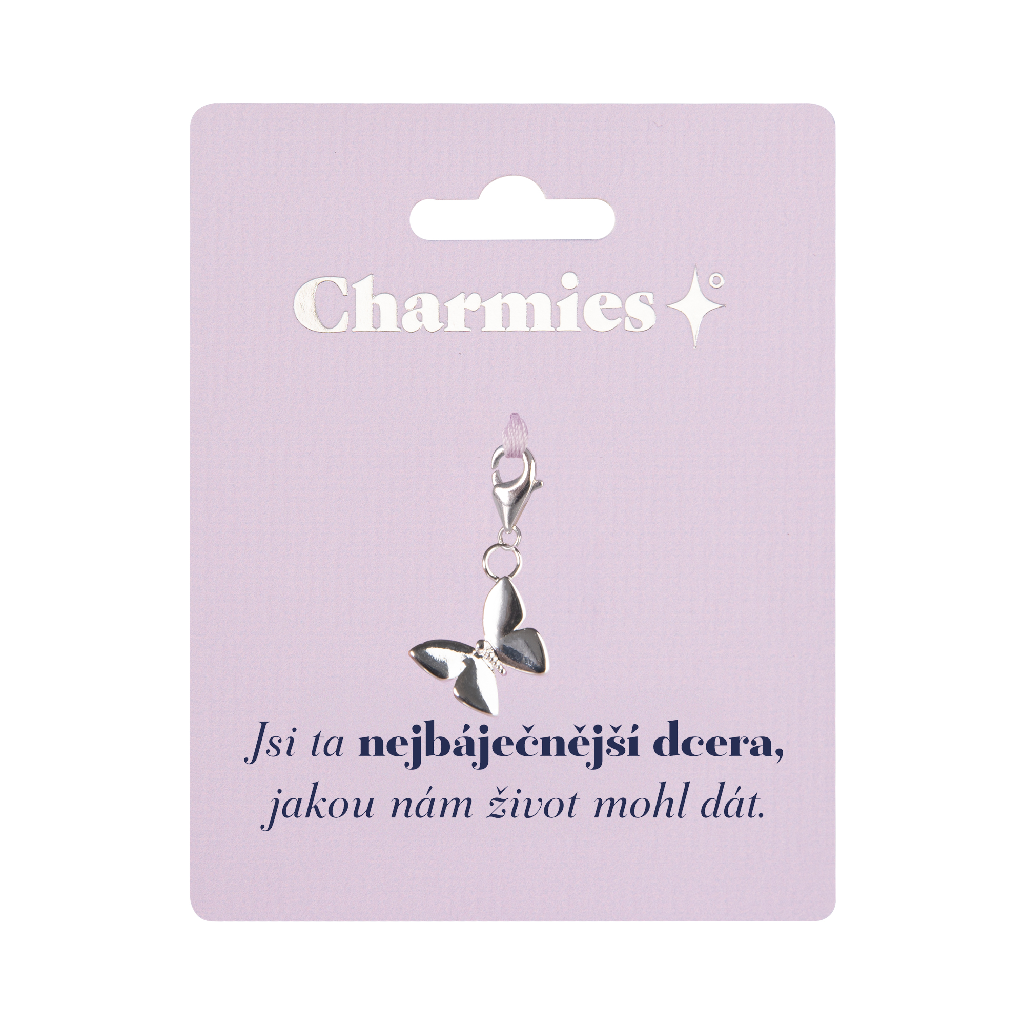 Stříbrný přívěsek motýlka - Báječná dcera Albi Albi