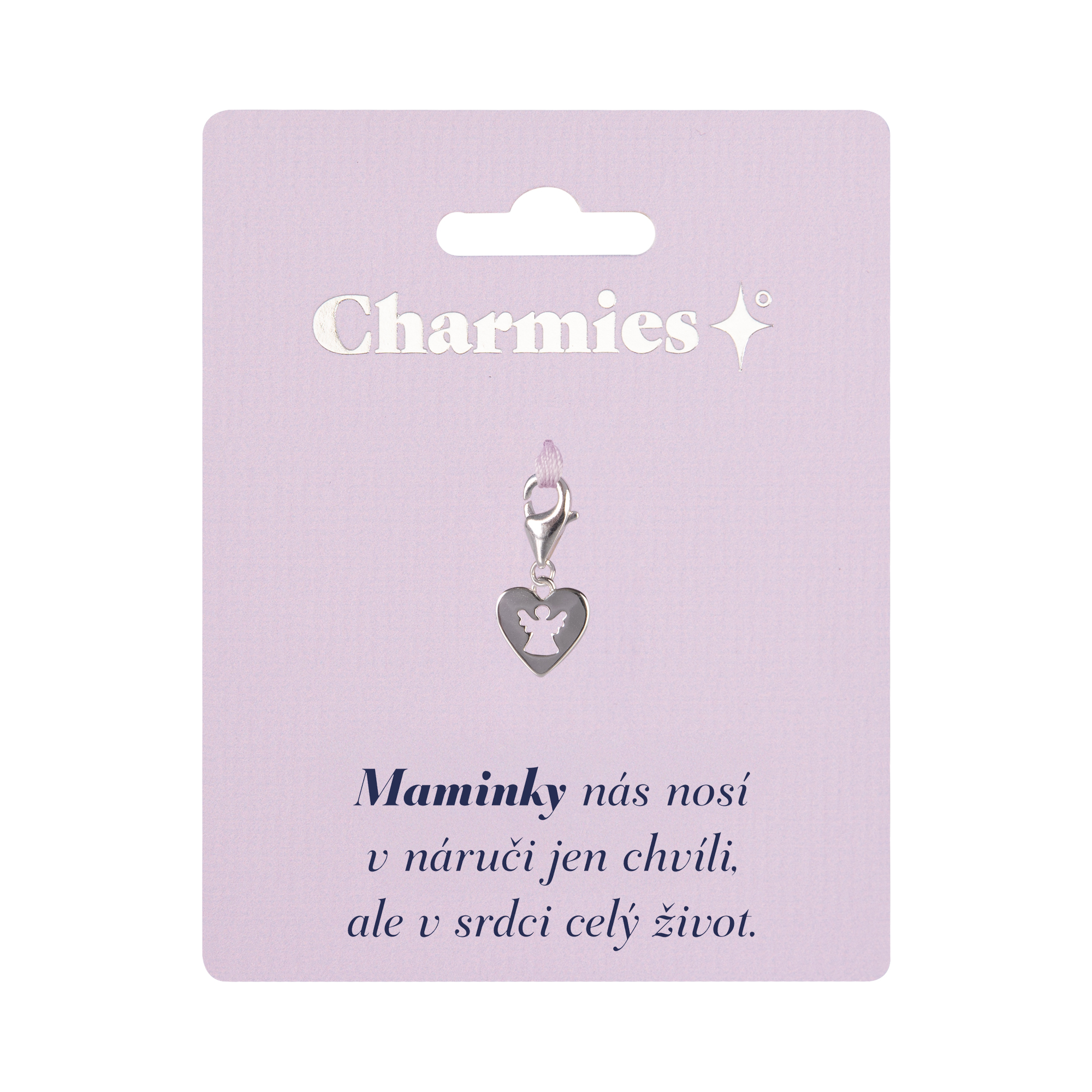 Stříbrný přívěsek srdce - Maminky Albi Albi