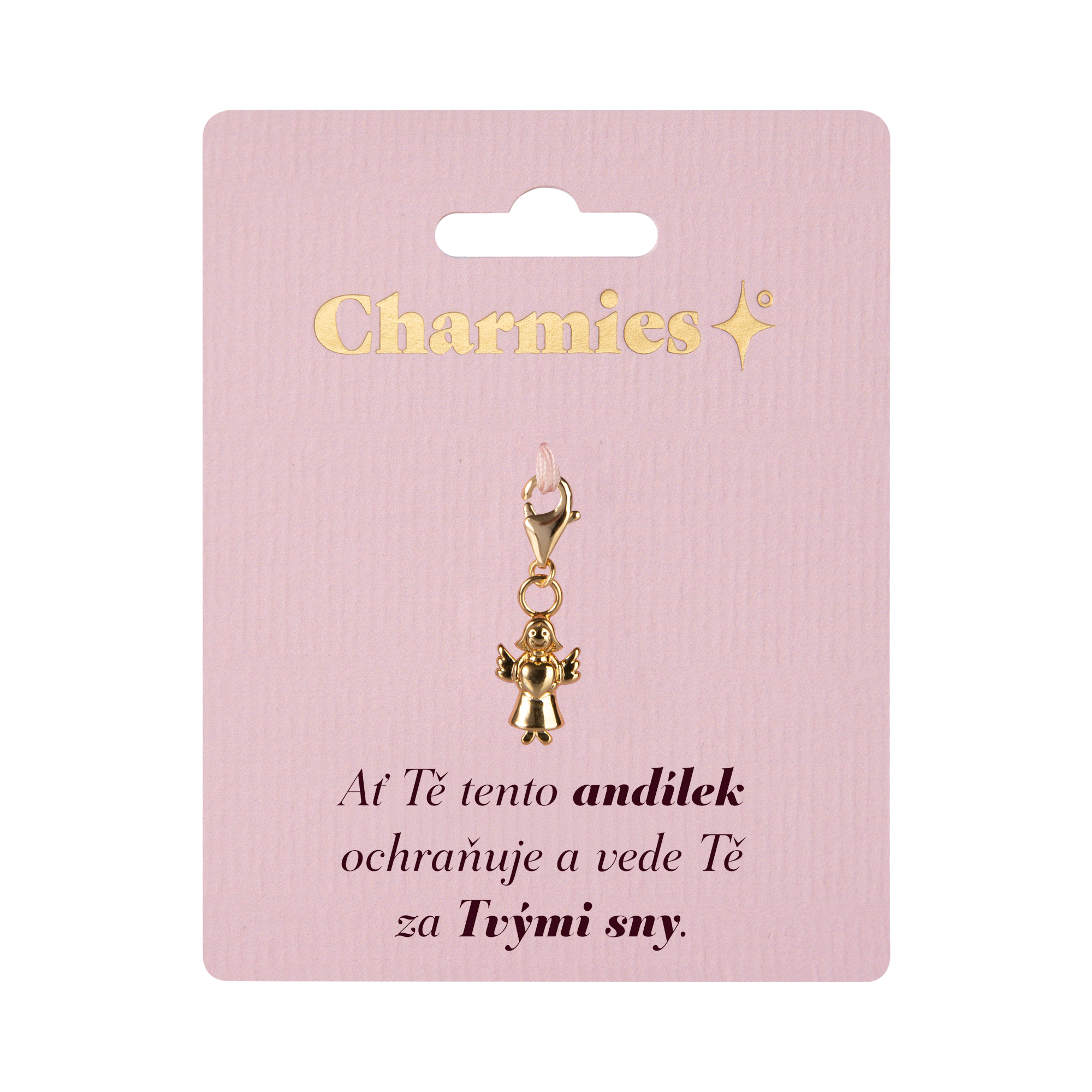 Zlatý přívěsek andílka - Sny Albi Albi