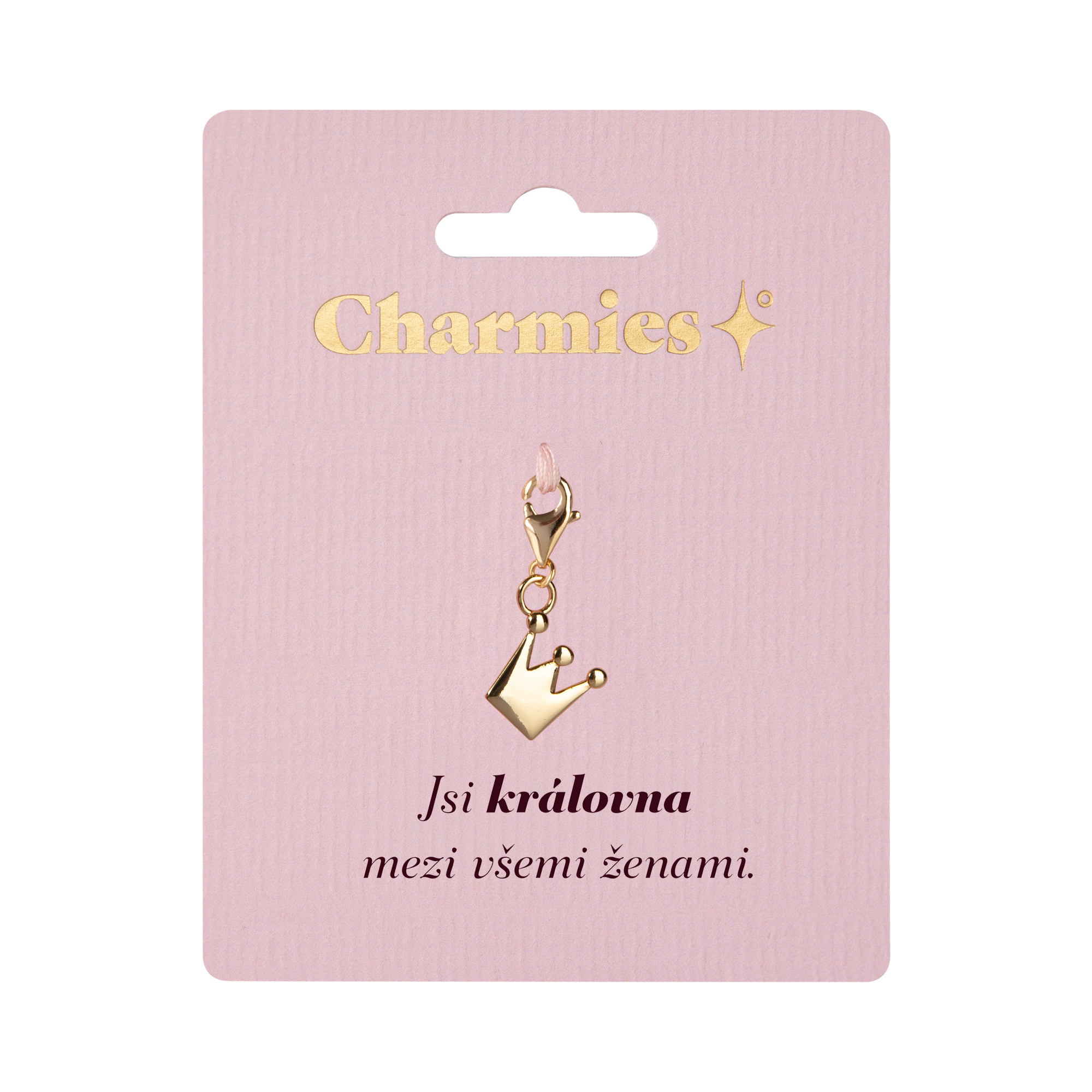 Zlatý přívěsek korunky - Jsi královna Albi Albi