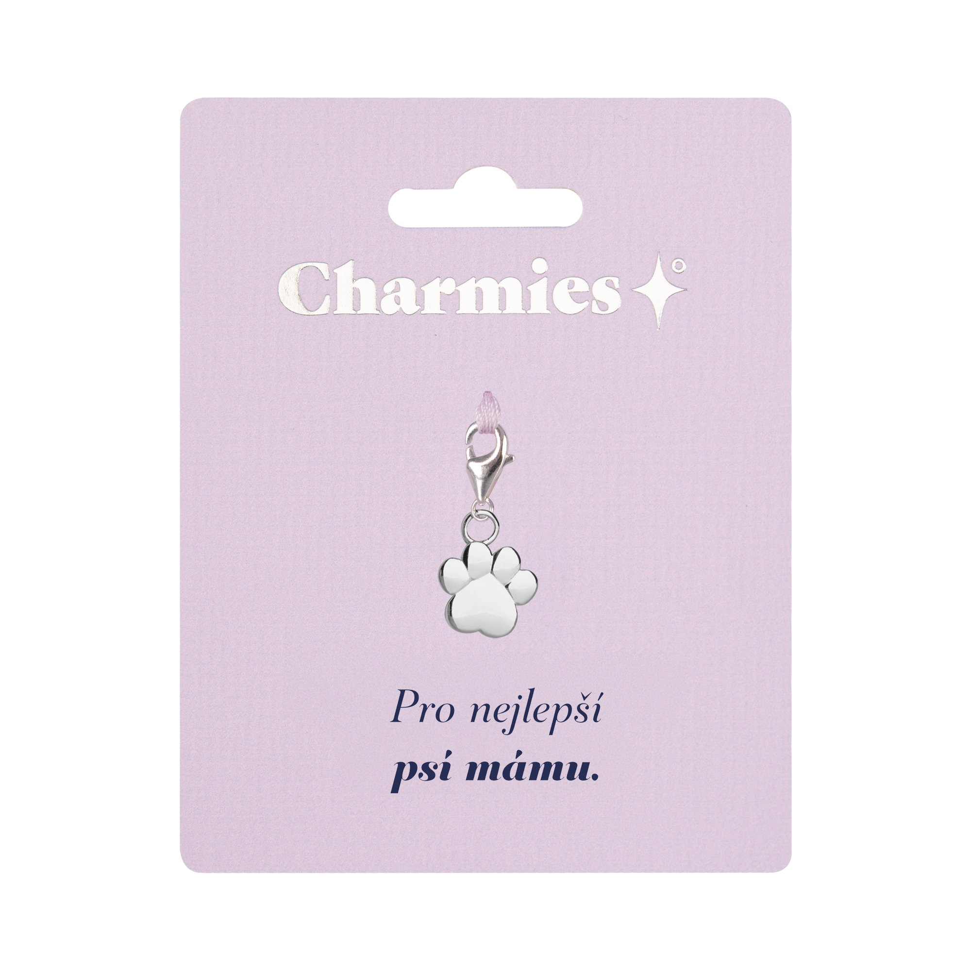 Stříbrný přívěsek tlapky - Psí máma Albi Albi