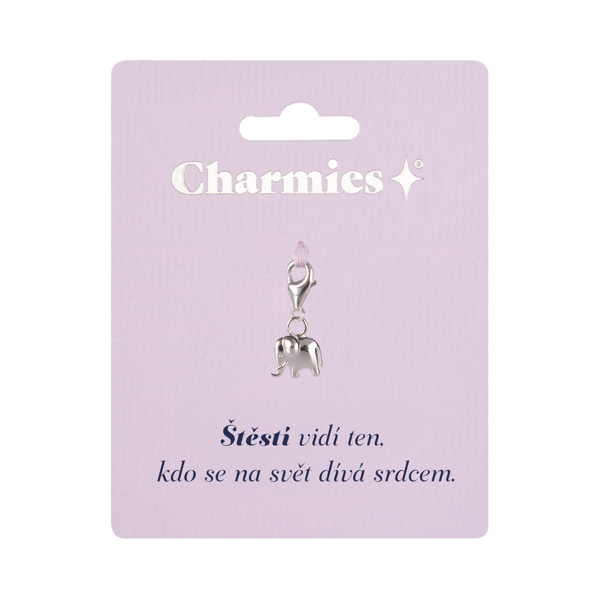 Stříbrný přívěsek slona - Štěstí vidí ten… Albi Albi