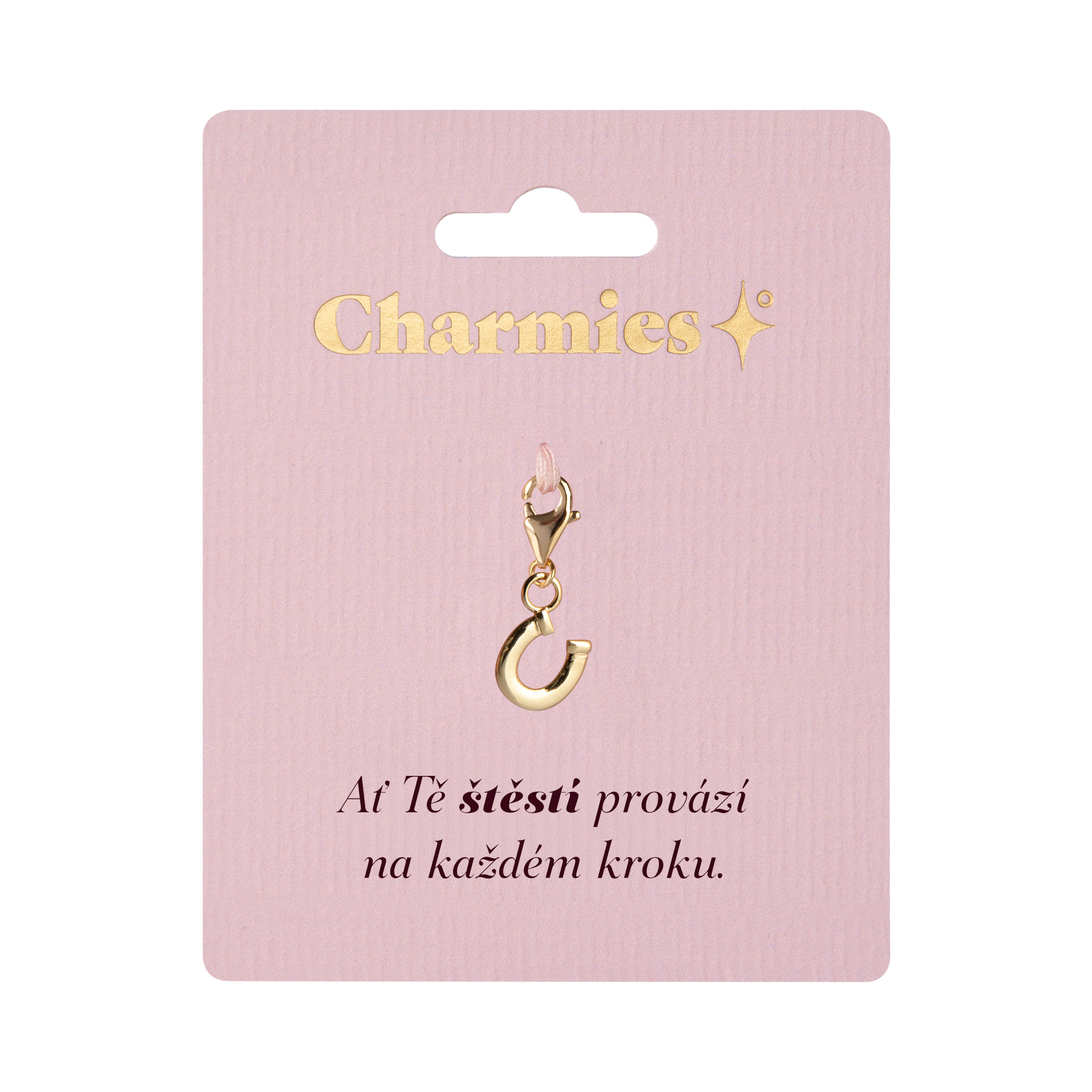 Zlatý přívěsek podkovy - Štěstí Albi Albi