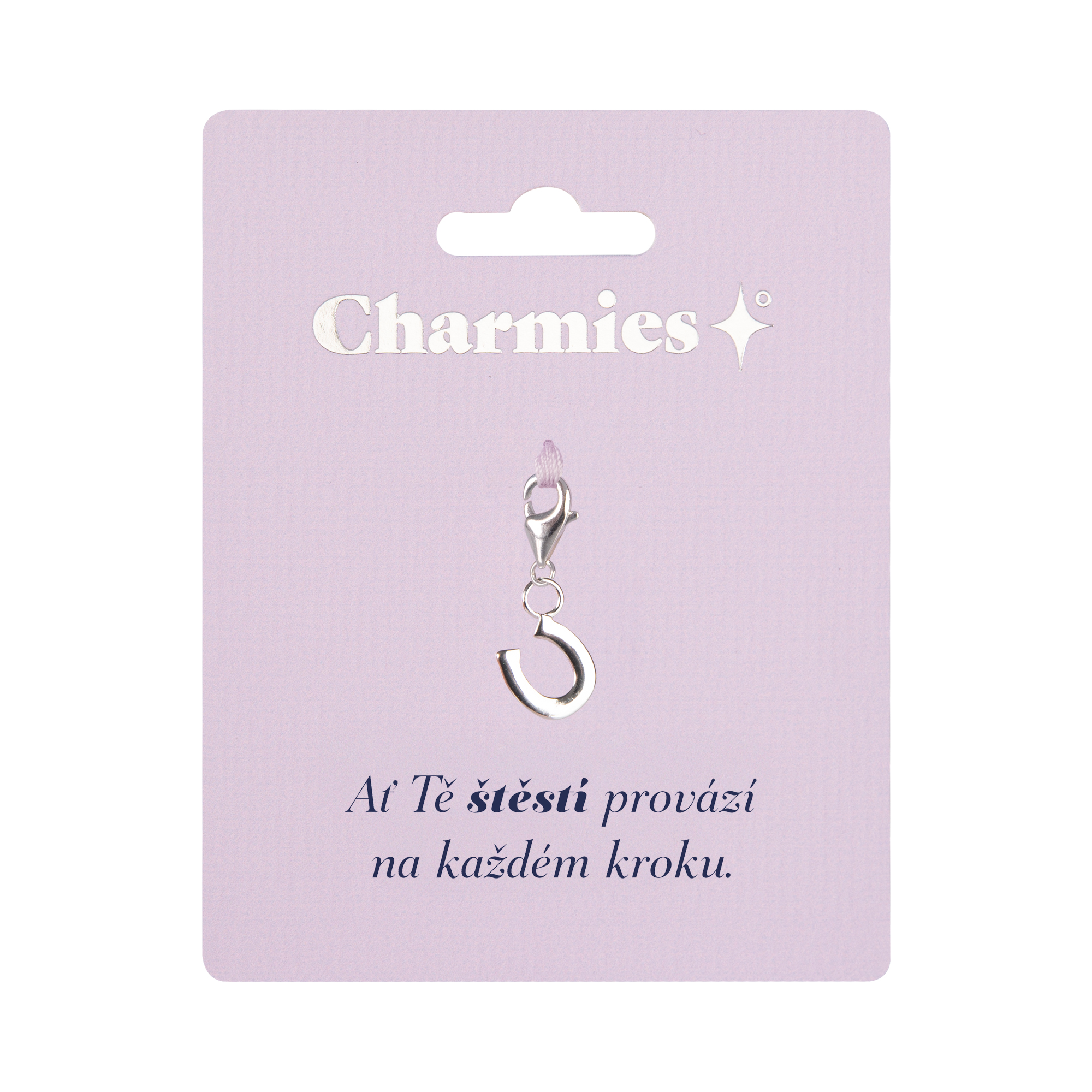 Stříbrný přívěsek podkovy - Štěstí Albi Albi