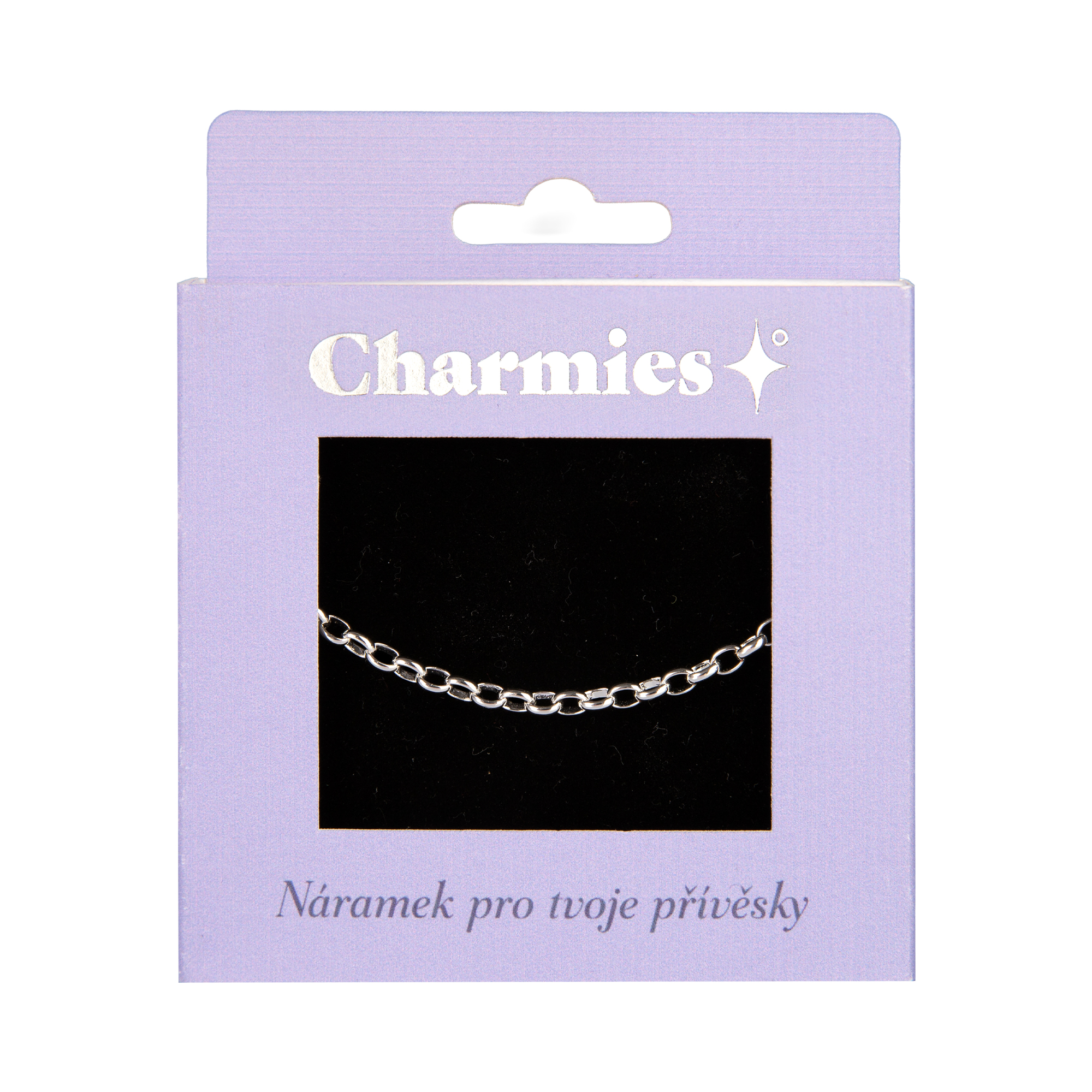 Stříbrný náramek na přívěsky Albi Albi