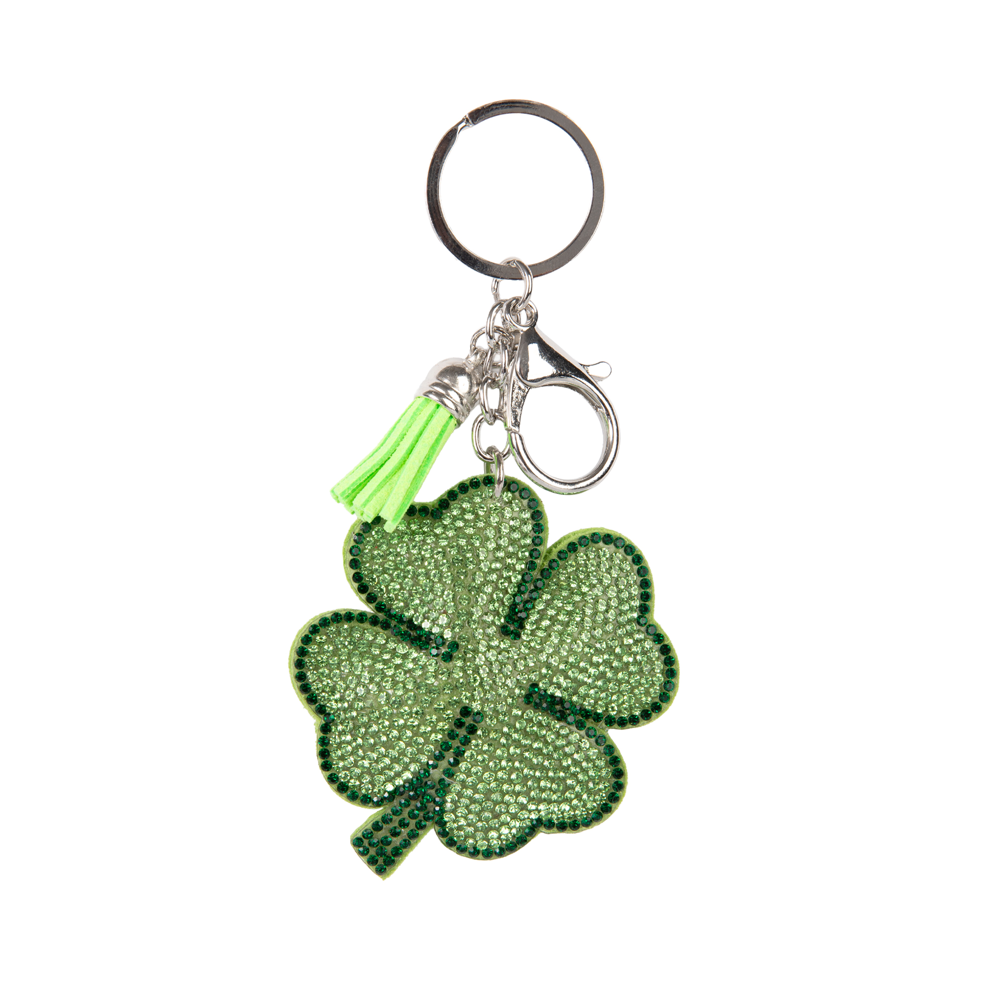 Štrasová klíčenka - Čtyřlístek Albi Albi