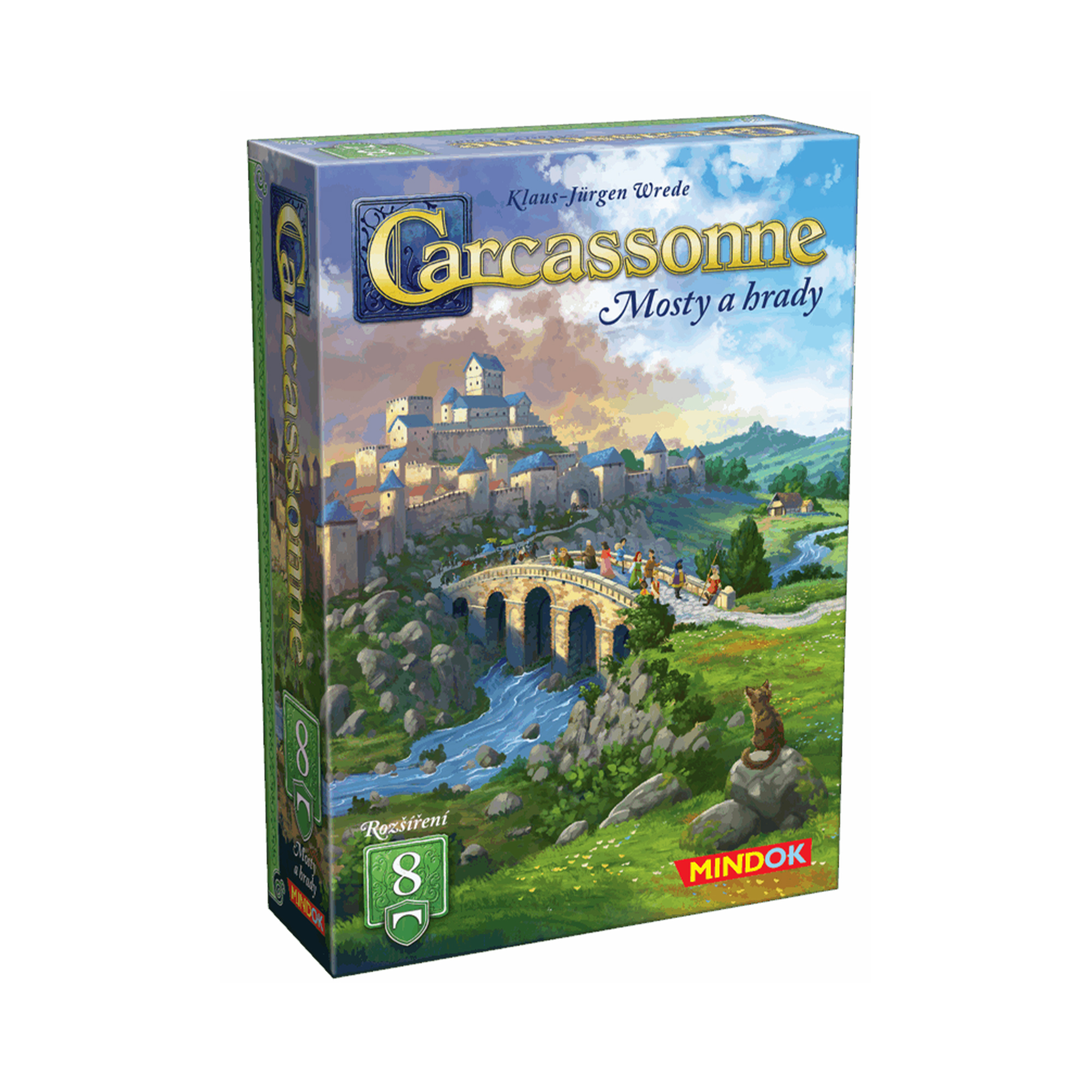 Carcassonne rozšíření 8: Mosty a hrady (2025) Mindok Mindok