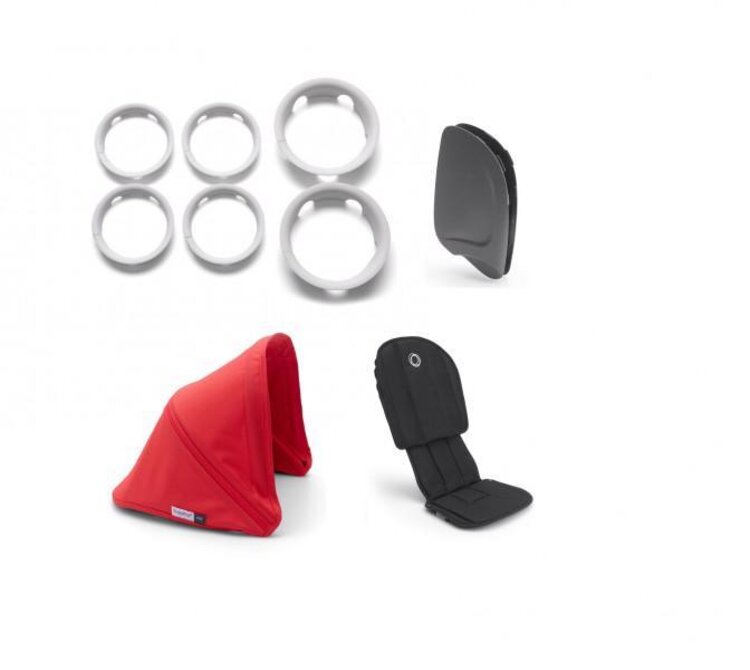 BUGABOO Style set complete Ant Black Neon Red Bugaboo