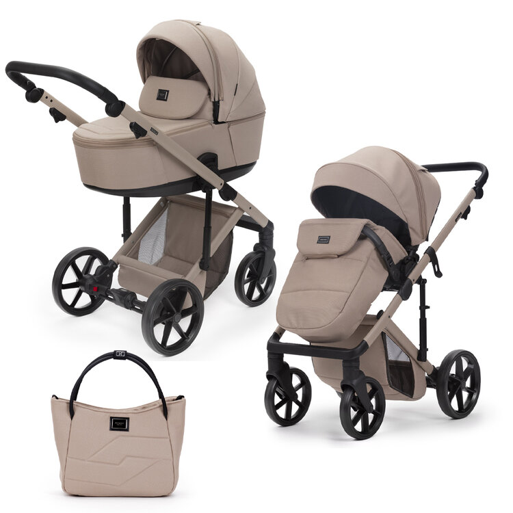 ADAMEX Kočárek kombinovaný Dolce Natura Sand Adamex