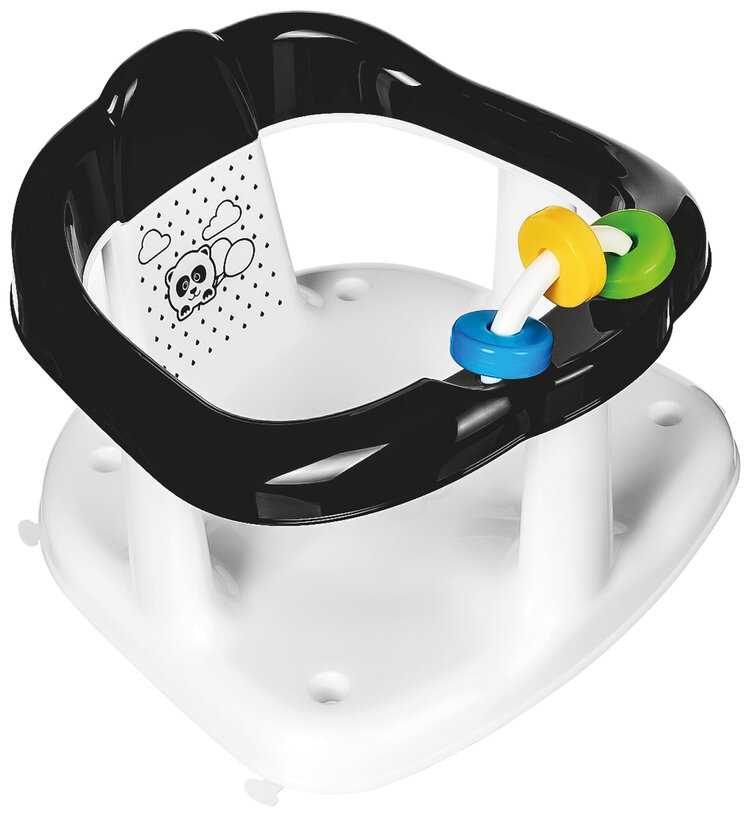 MALTEX Sedadlo do vany s hračkami Panda - White/Black Maltex